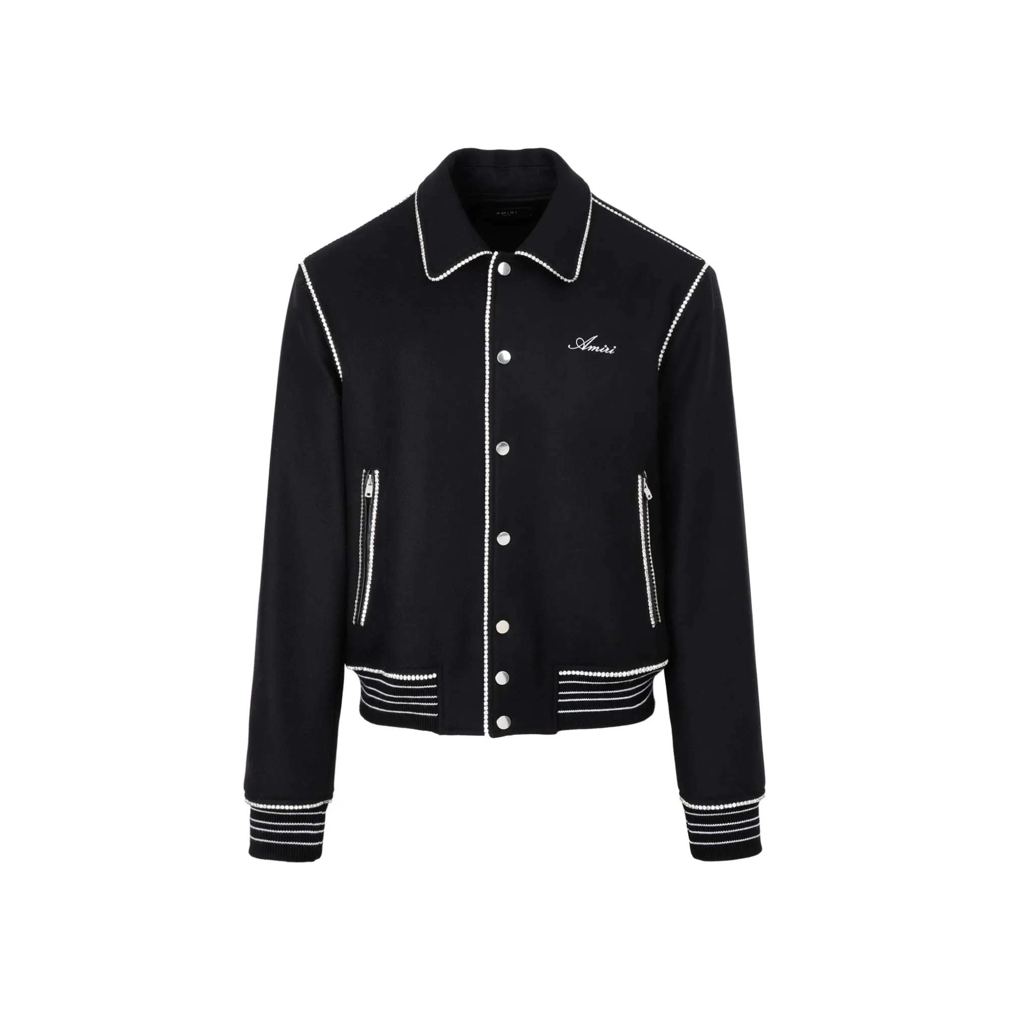 Amiri Cherub Sequin Embellished Bomber Jacket