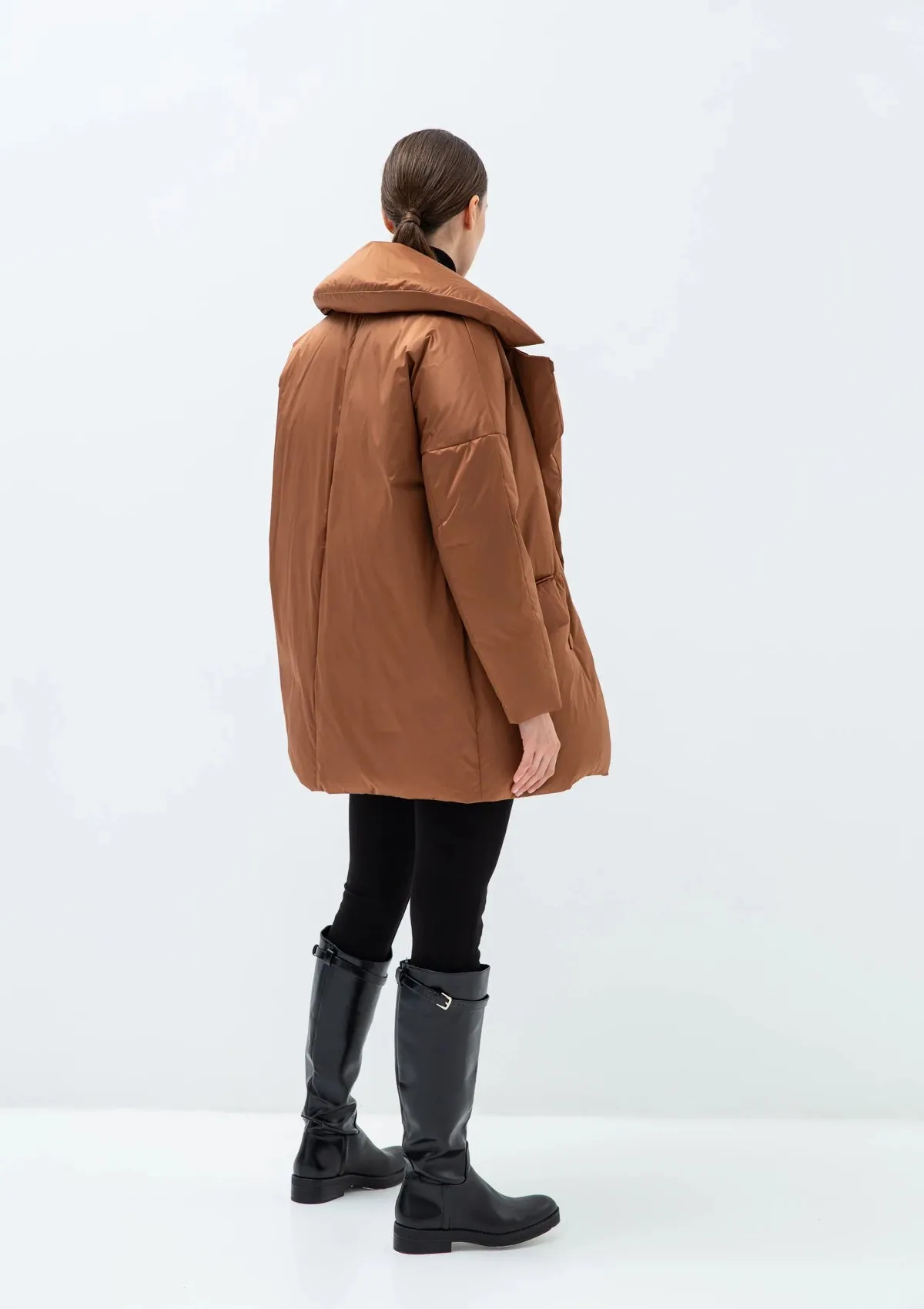 Aria Premium Down Fill Belted Jacket
