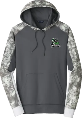 Atlanta Madhatters Sport-Wick Mineral Freeze Fleece Colorblock Hooded Pullover
