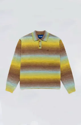 Awake NY - Ombre Polo Collar Sweater