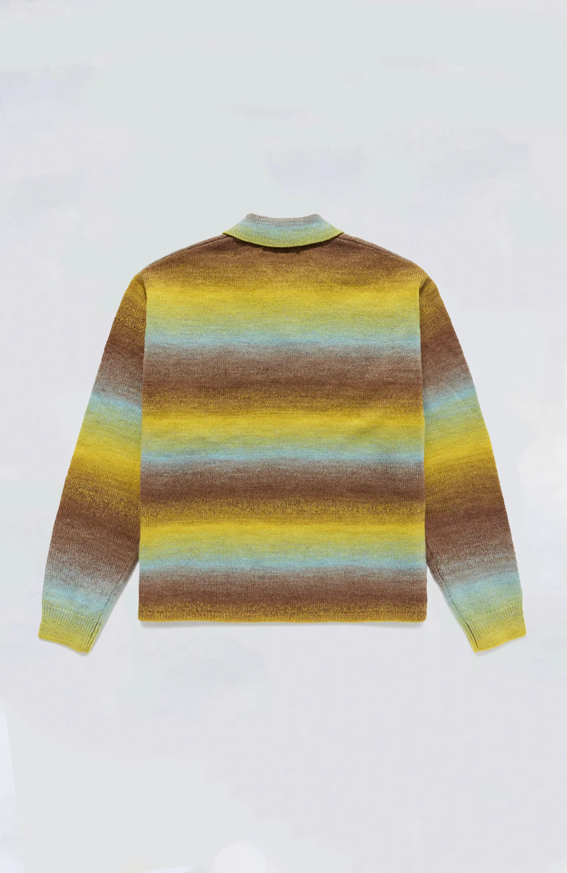 Awake NY - Ombre Polo Collar Sweater