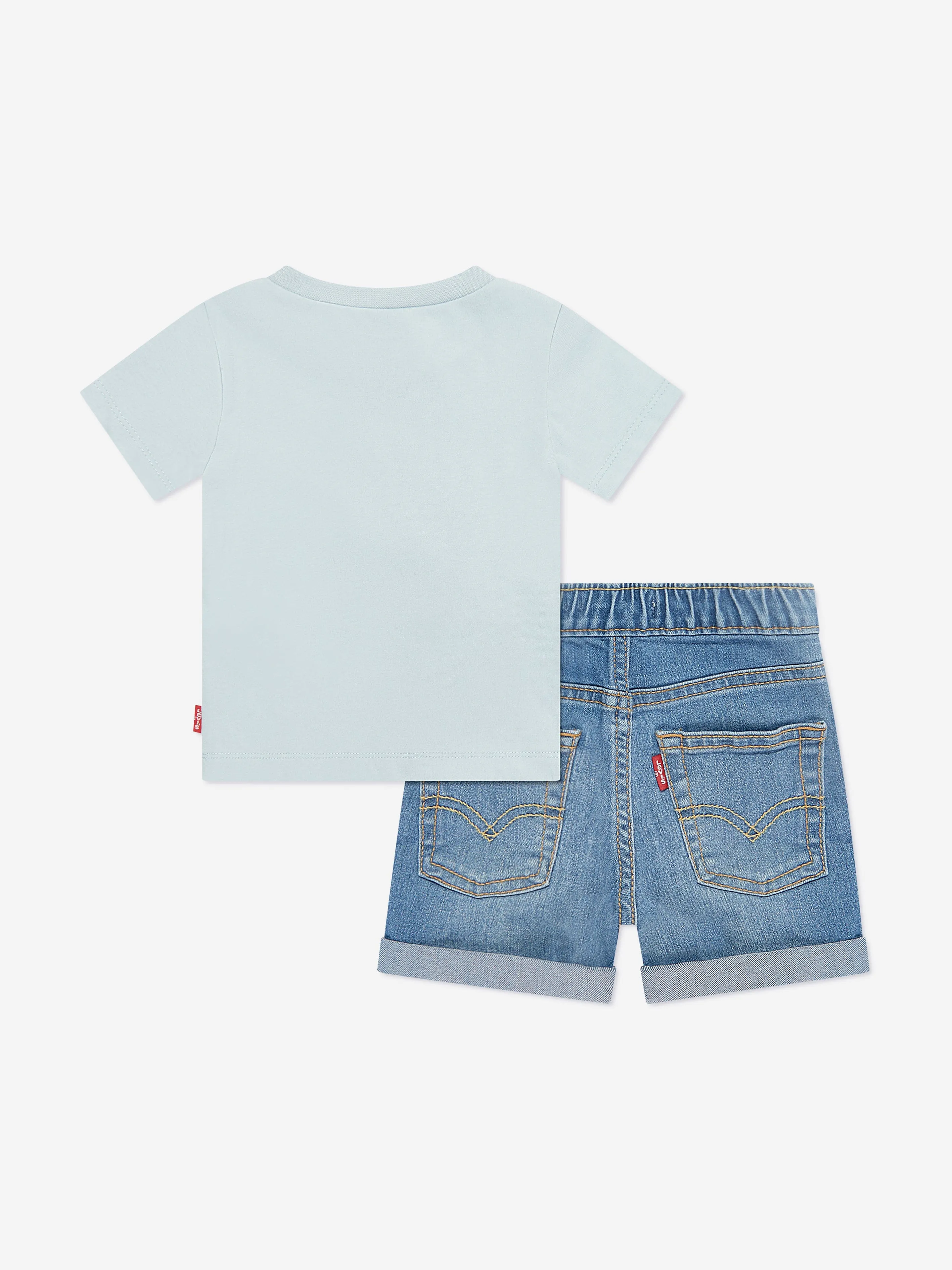 Baby Boys Cactus T-Shirt and Shorts Set in Blue