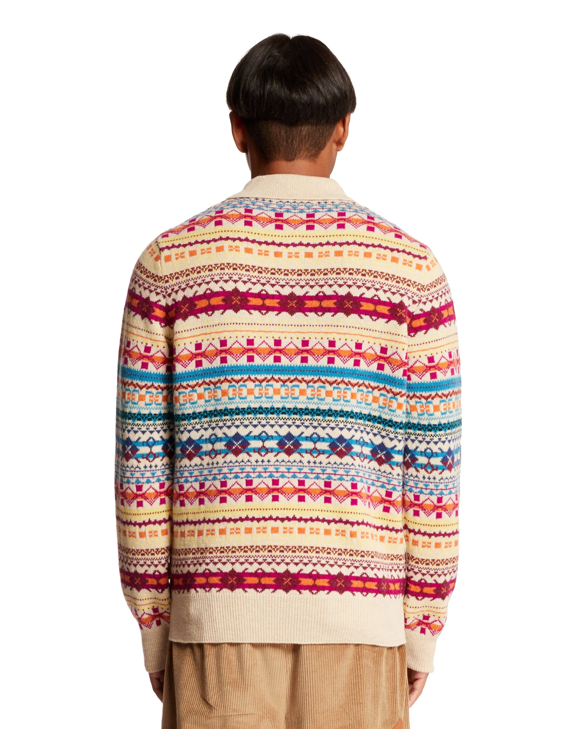 Beige Polo Sweater