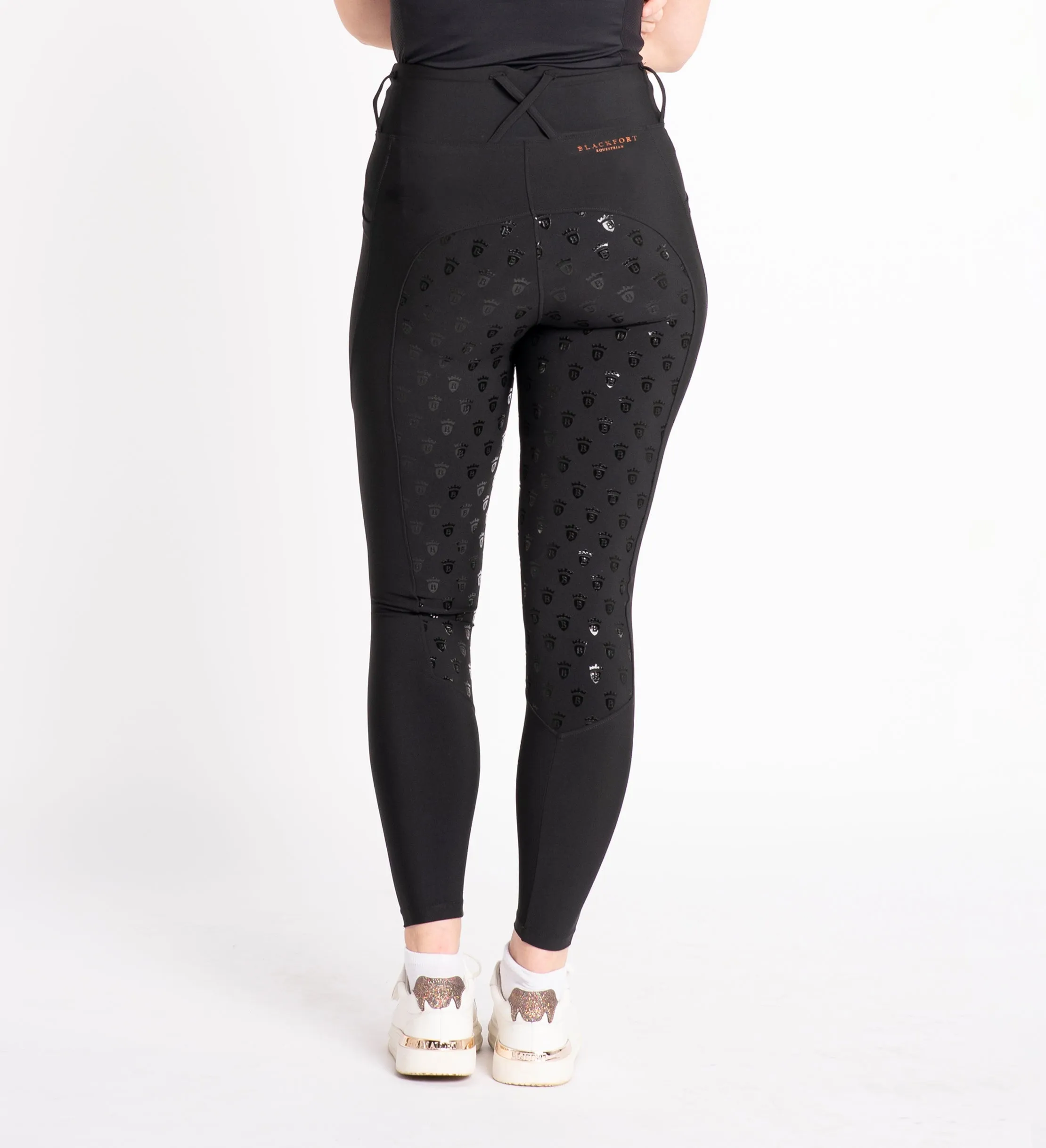 Black / Rose Everyday Active Riding Tights 2.0 Silicone