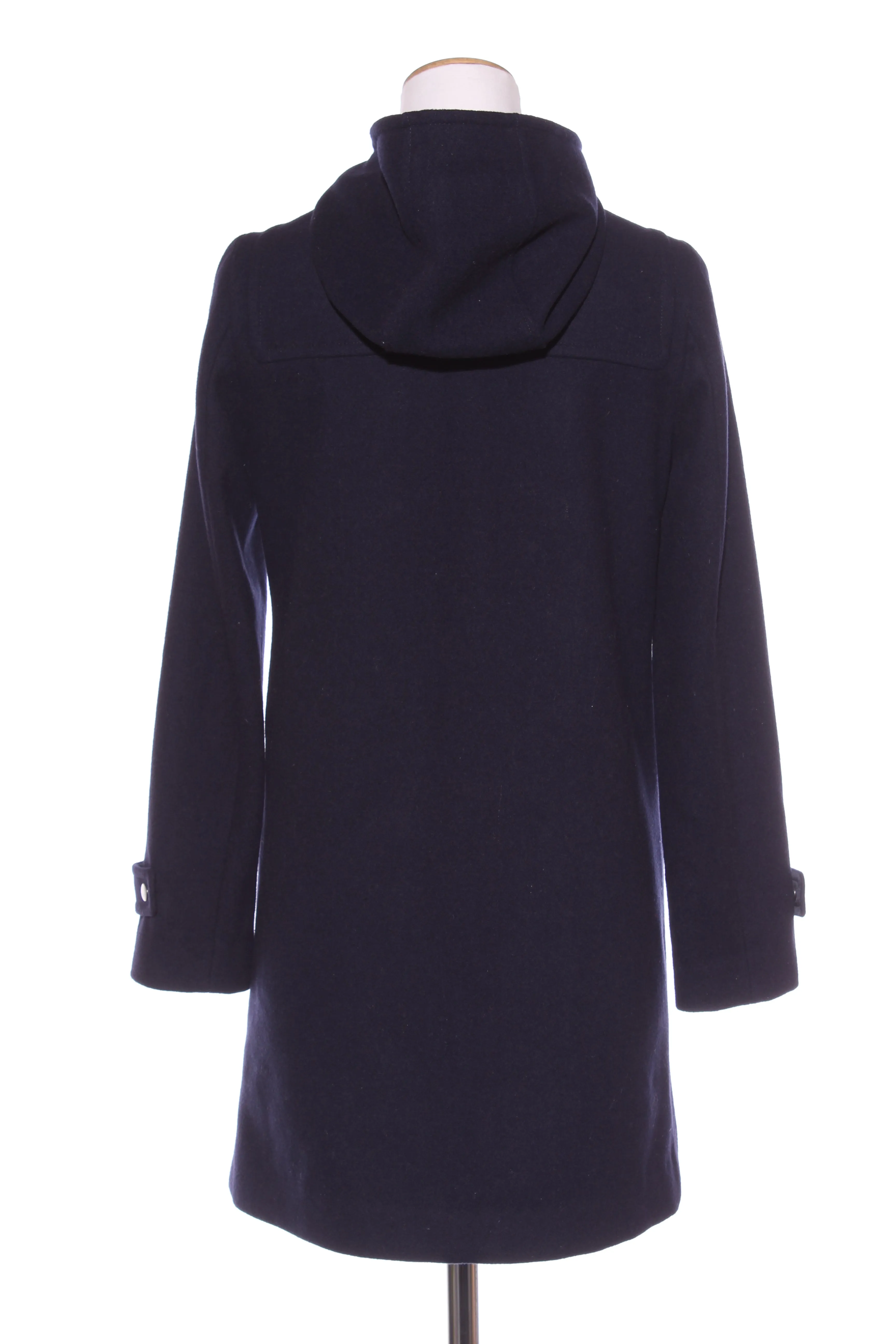 BODEN (UK) Wool blend navy hooded coat! 6-8
