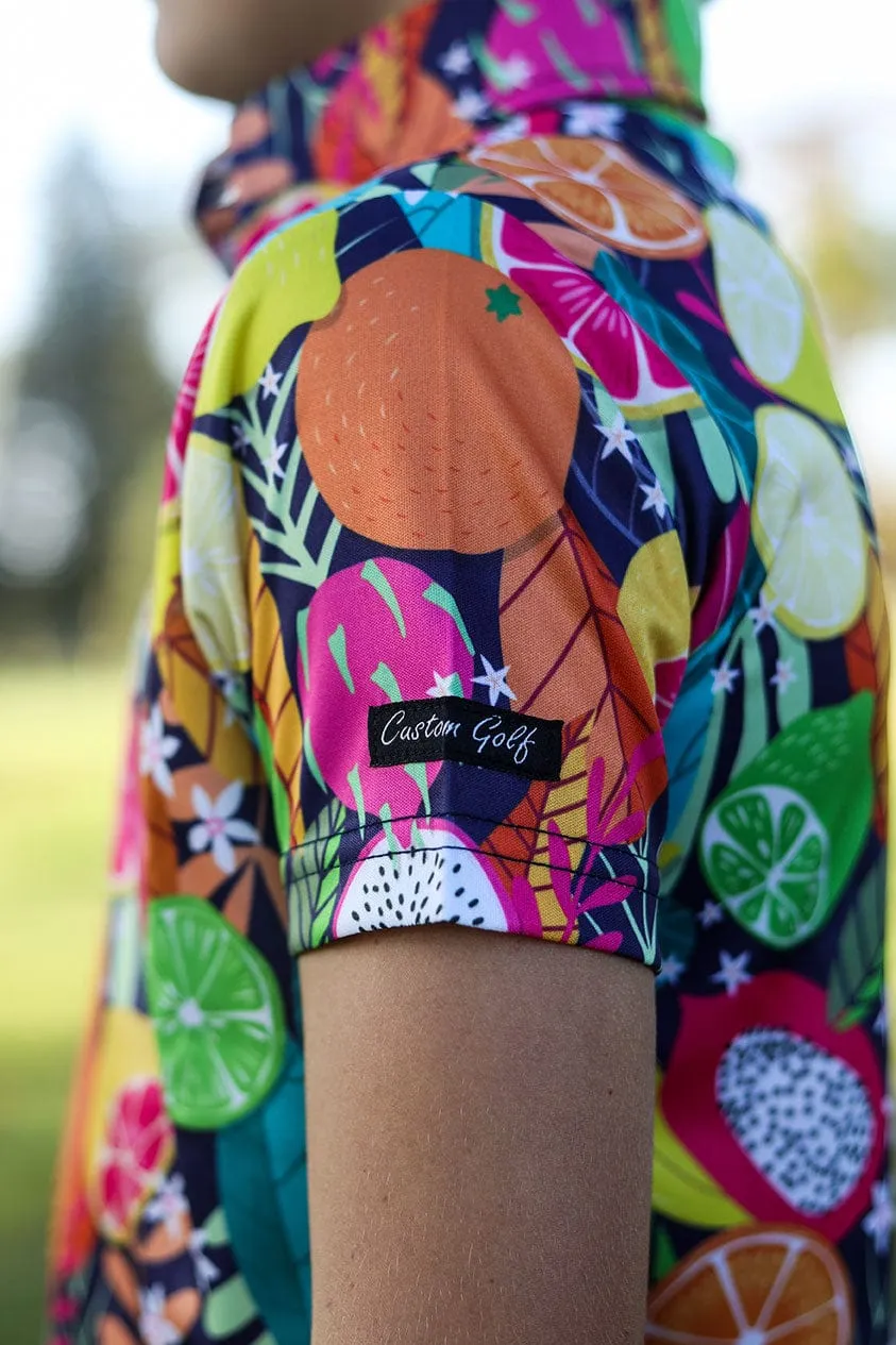 CA JNR Funky Golf Shirt | Summer Fruits