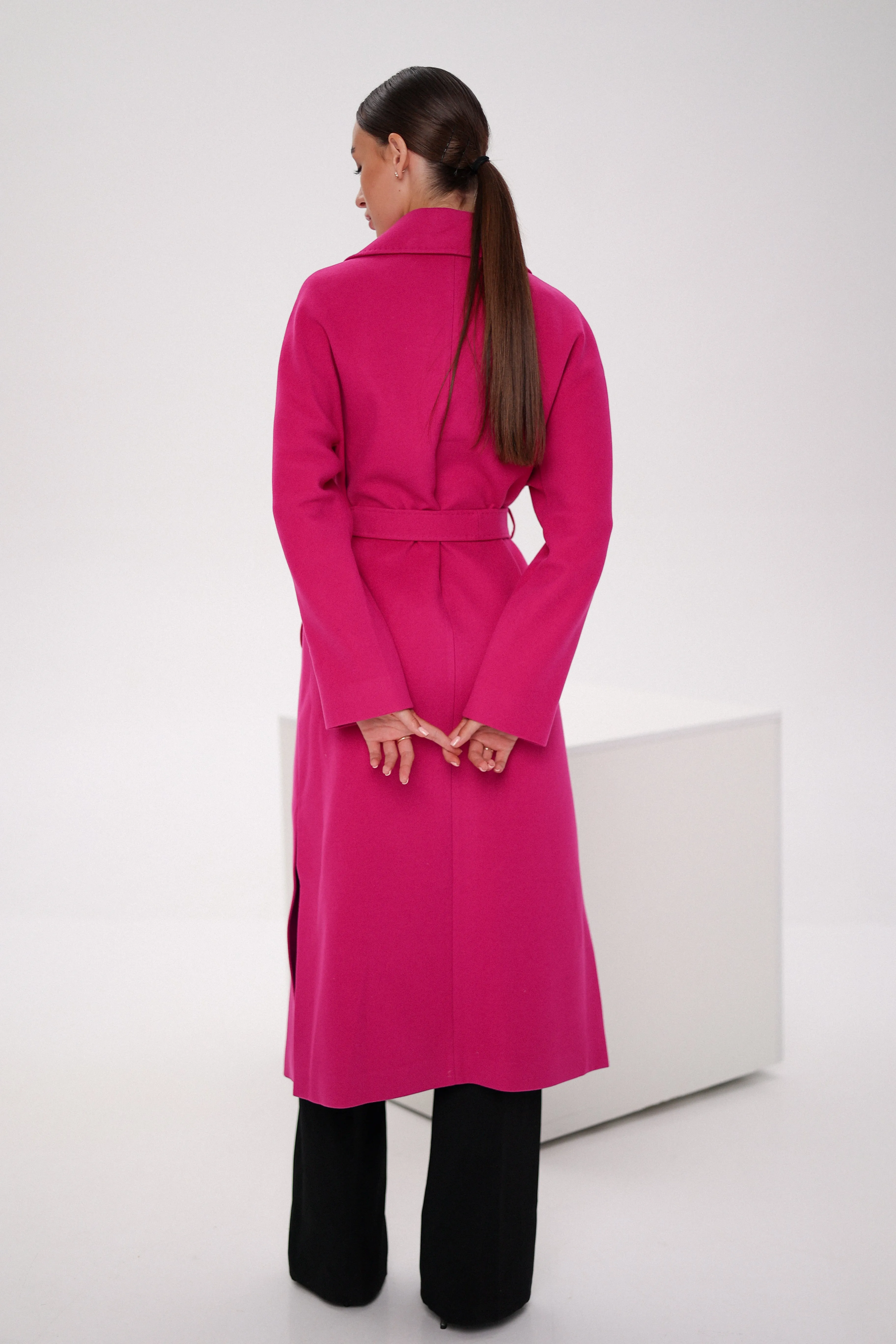 Cambridge Comfort Wraparound Wool Cashmere Coat
