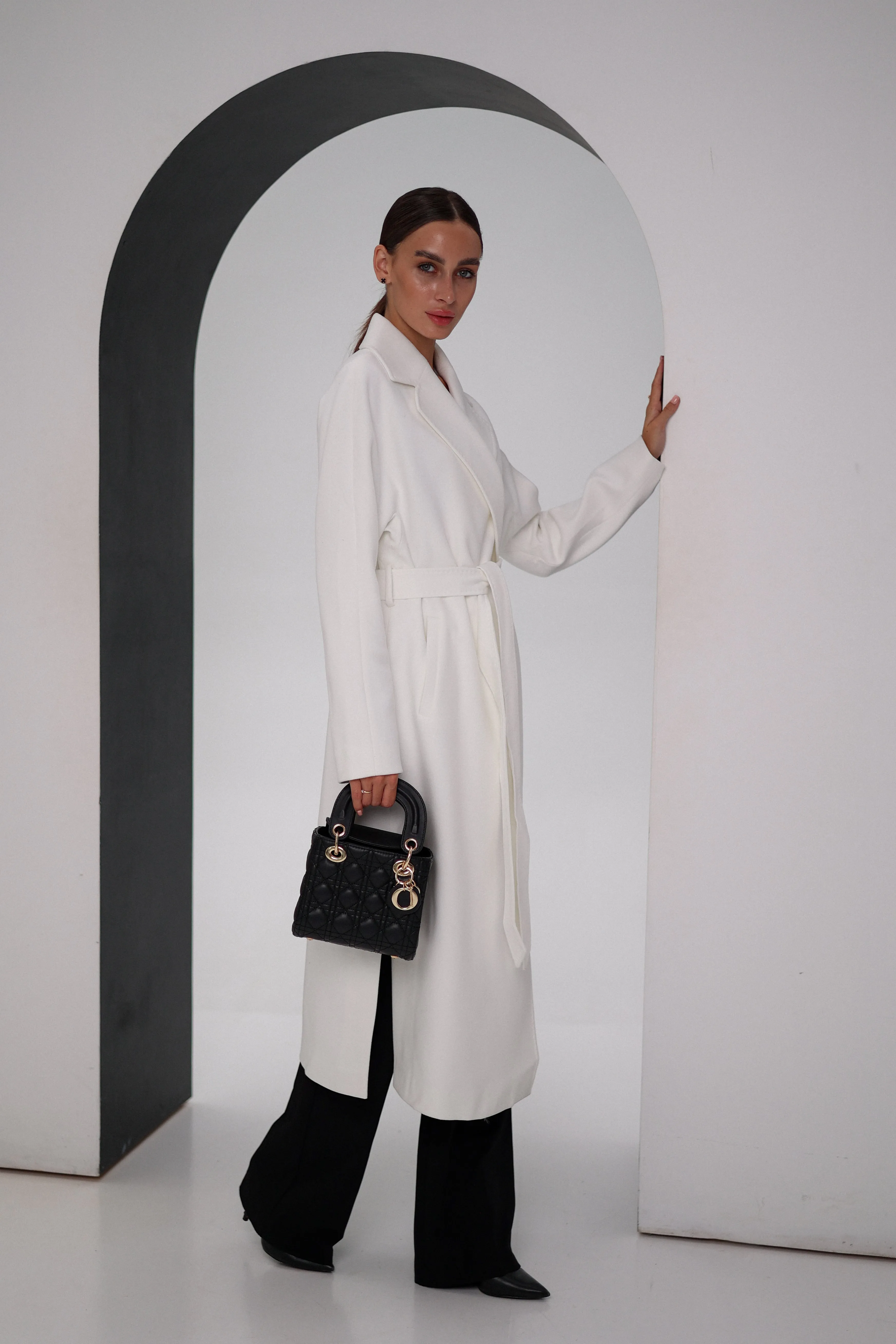 Cambridge Comfort Wraparound Wool Cashmere Coat