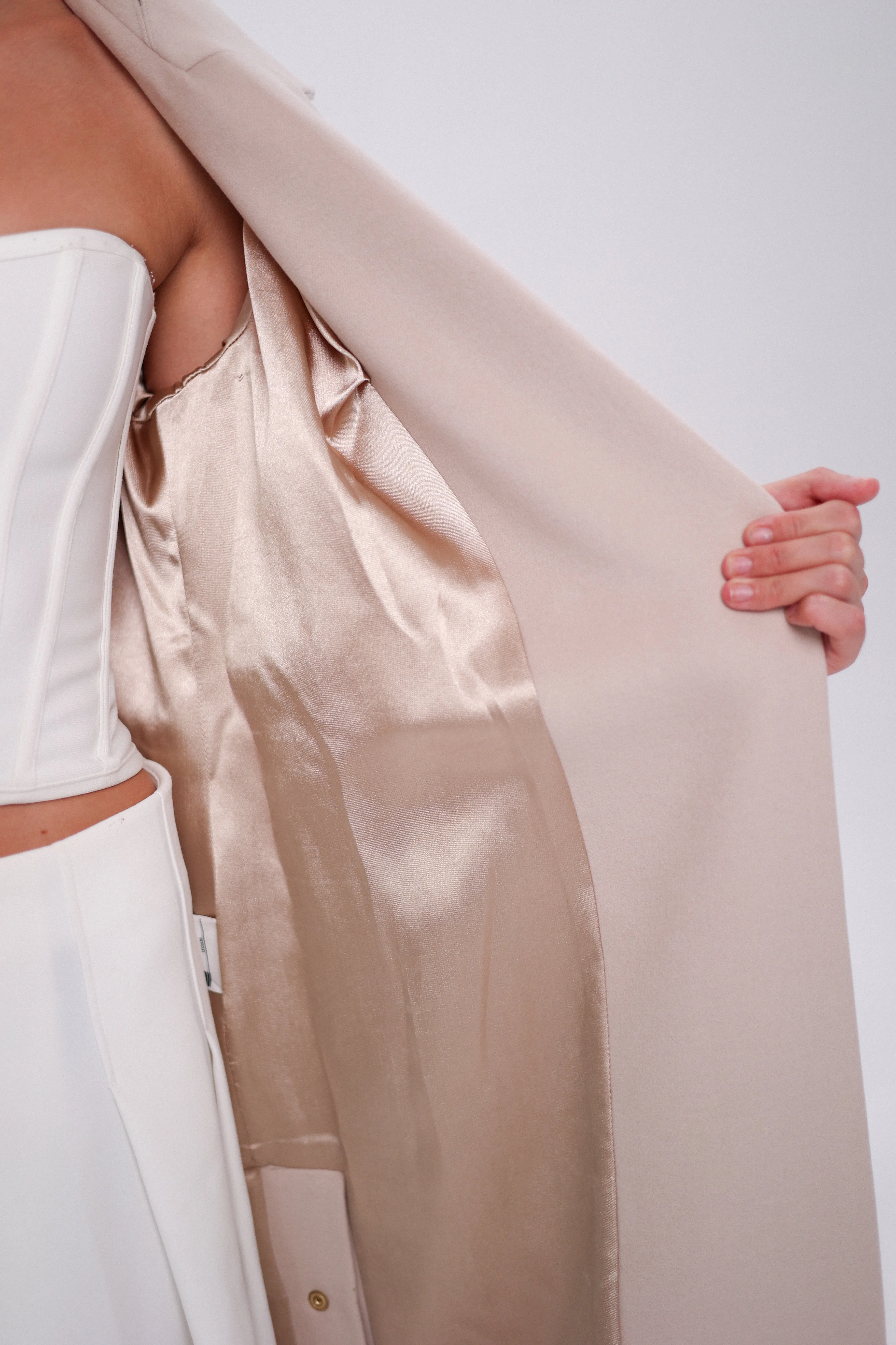 Camille Cashmere Belted Coat