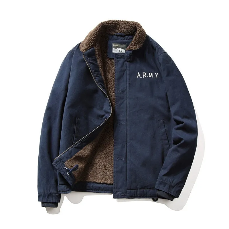 Cashmere Winter Jacket Men Thicken Warm Liner Outwear Male Windbreaker Military Bomber Jackets Chaqueta Hombre Plus Size M-4XL