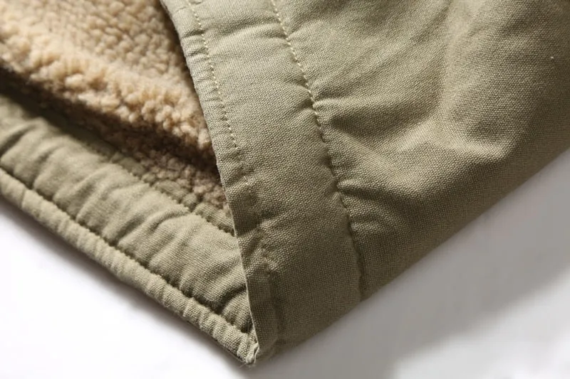 Cashmere Winter Jacket Men Thicken Warm Liner Outwear Male Windbreaker Military Bomber Jackets Chaqueta Hombre Plus Size M-4XL