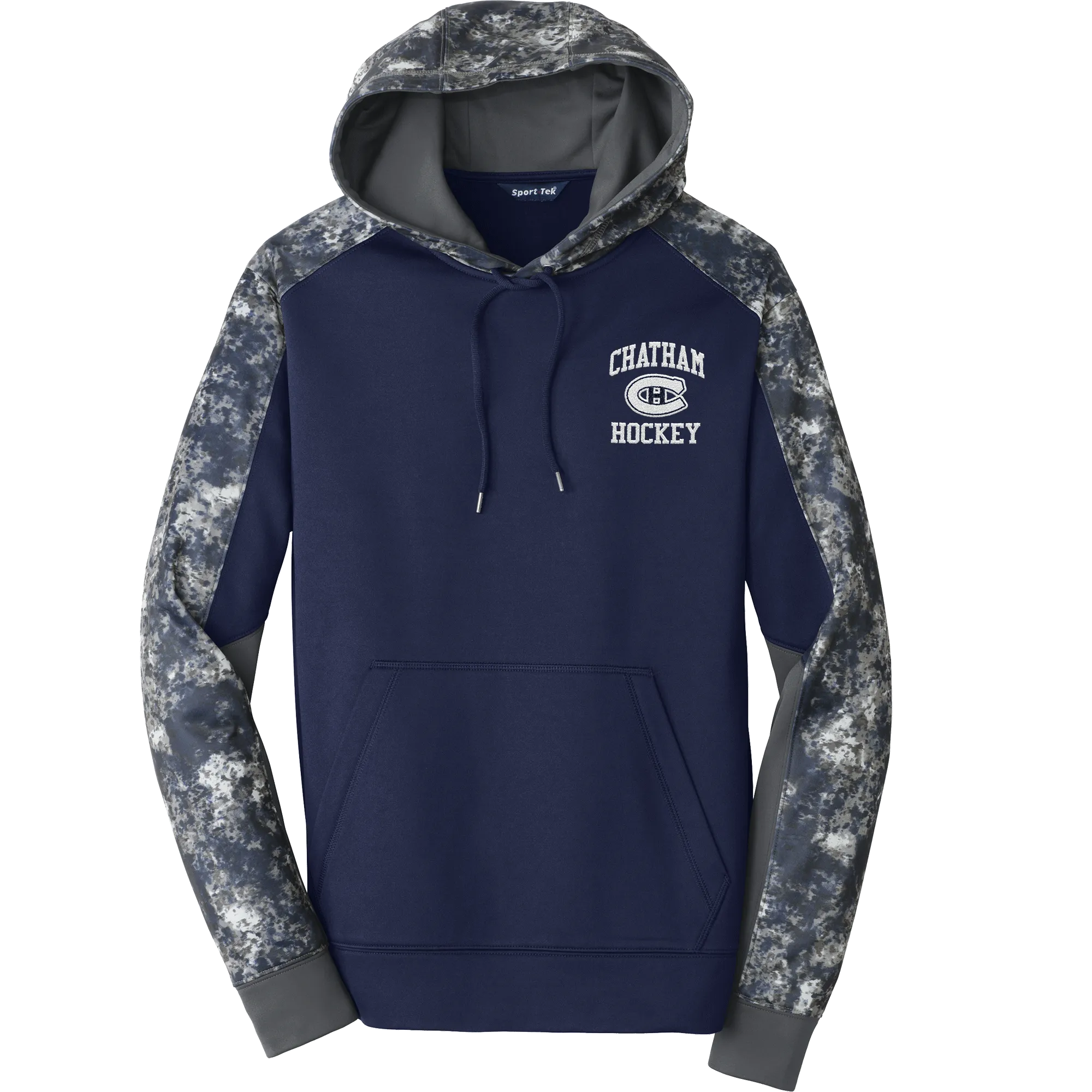 Chatham Hockey Sport-Wick Mineral Freeze Fleece Colorblock Hooded Pullover