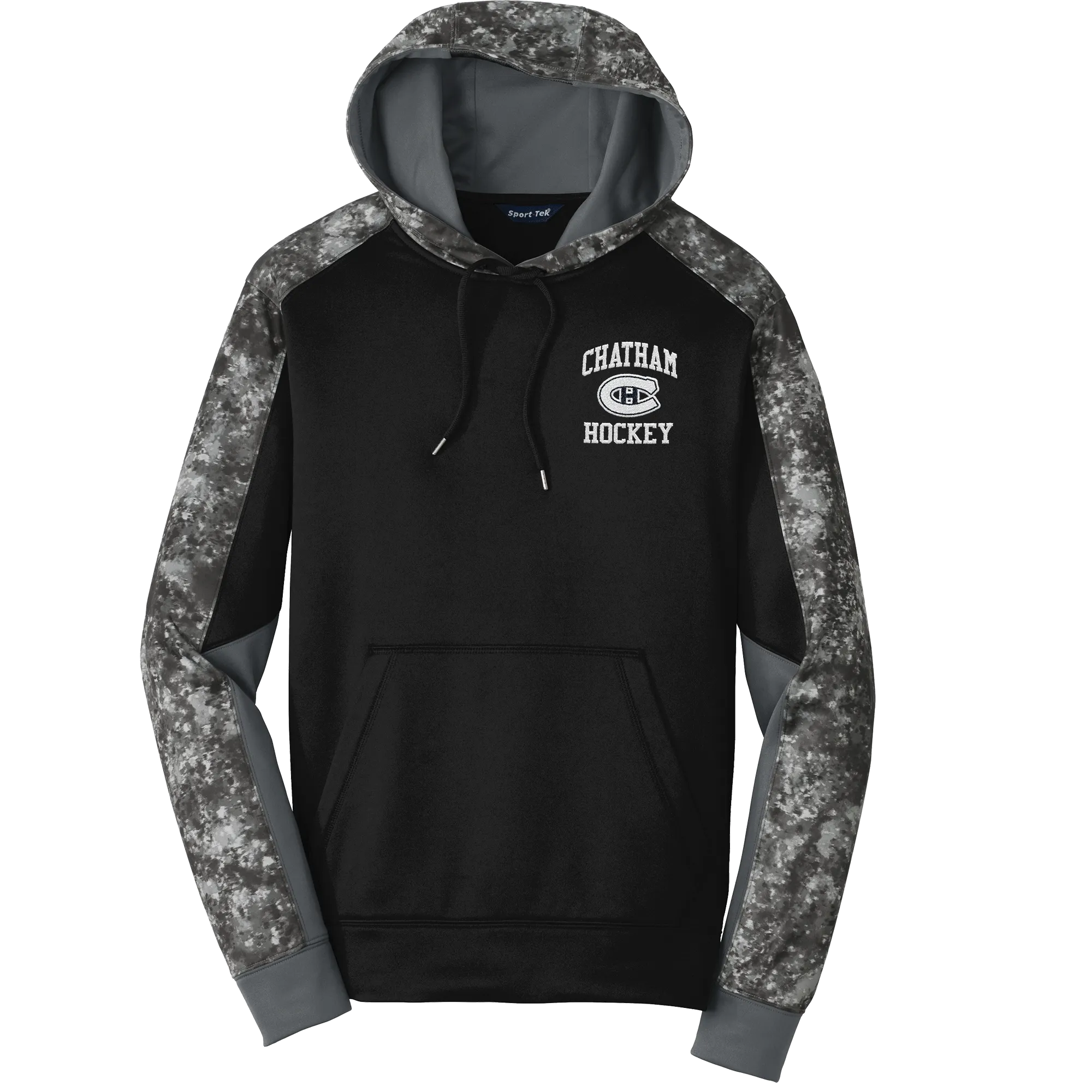 Chatham Hockey Sport-Wick Mineral Freeze Fleece Colorblock Hooded Pullover