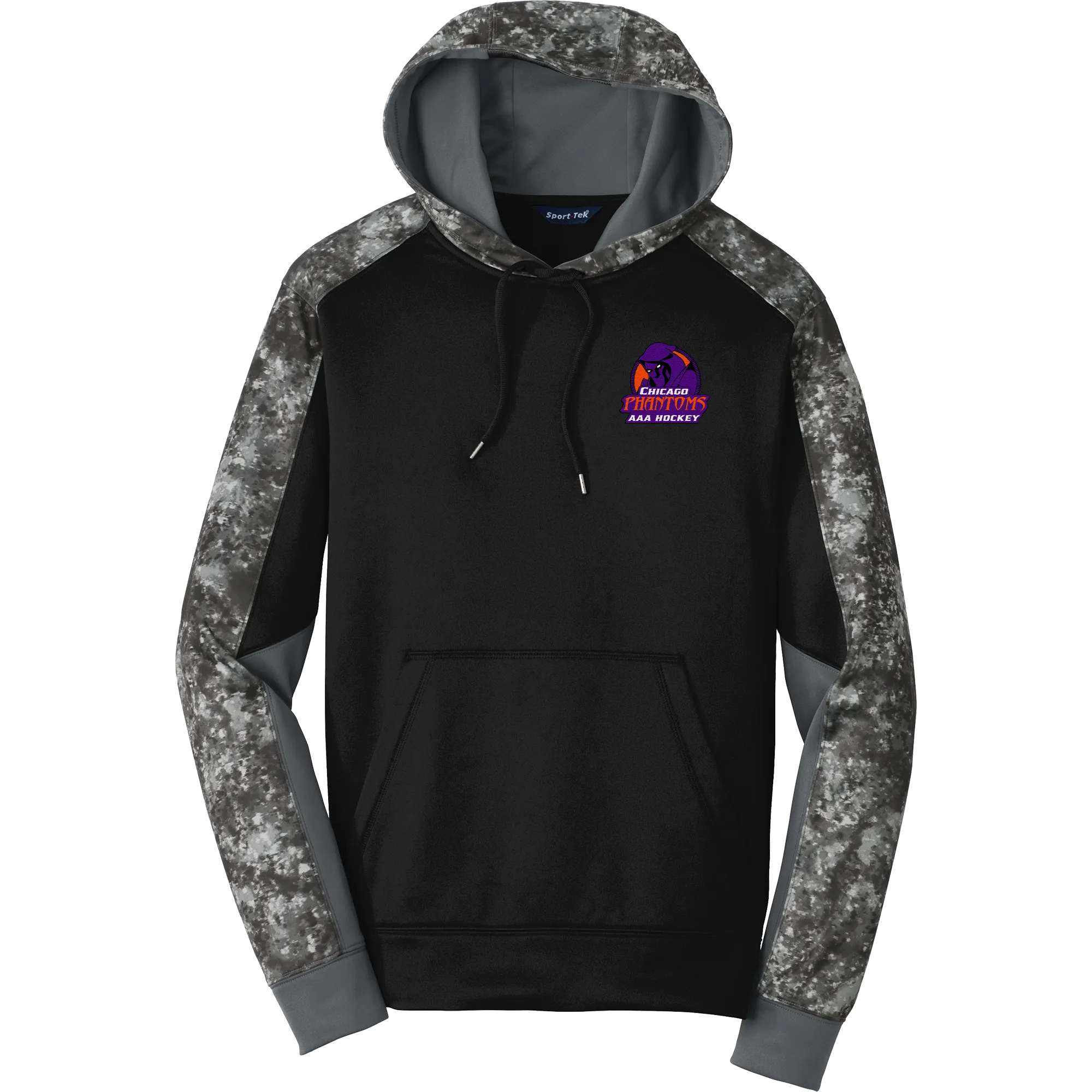 Chicago Phantoms Sport-Wick Mineral Freeze Fleece Colorblock Hooded Pullover
