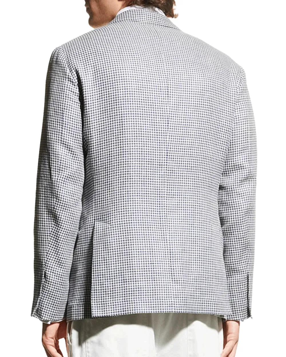 Denim Blue Houndstooth Sport Coat