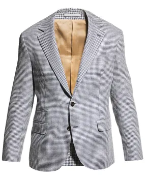 Denim Blue Houndstooth Sport Coat