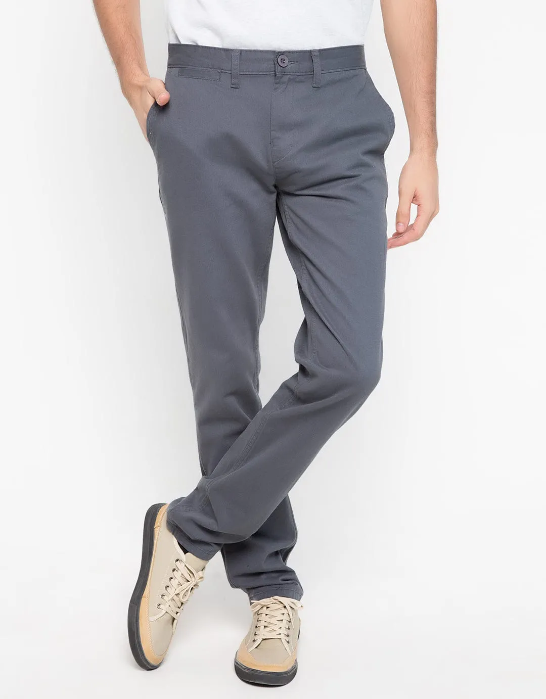 Details Celana Panjang Chinos Collins