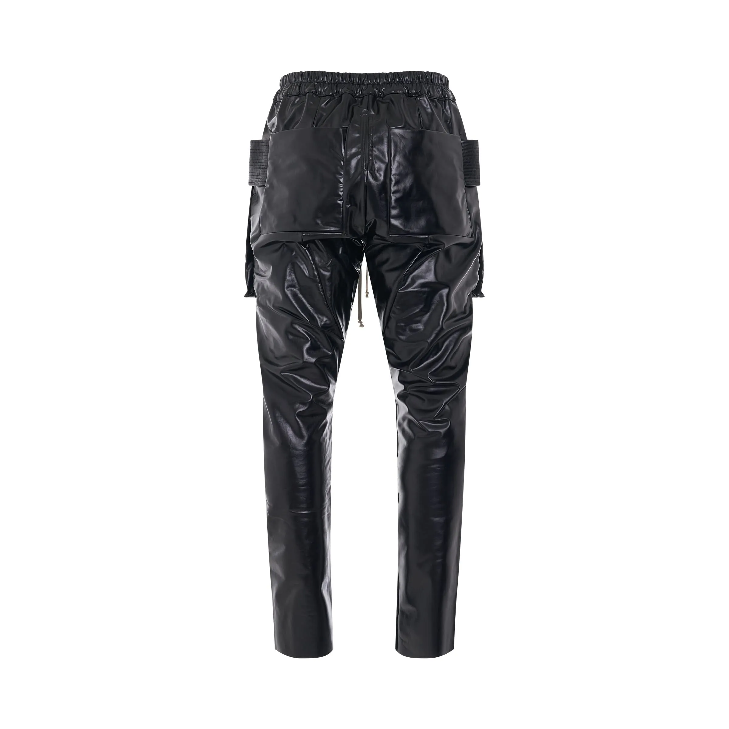 DRKSHDW Creatch Cargo Drawstring Knit Pants in Black