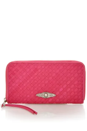 ELLIOTT LUCCA LUCCA Bright Pink Zip Wallet