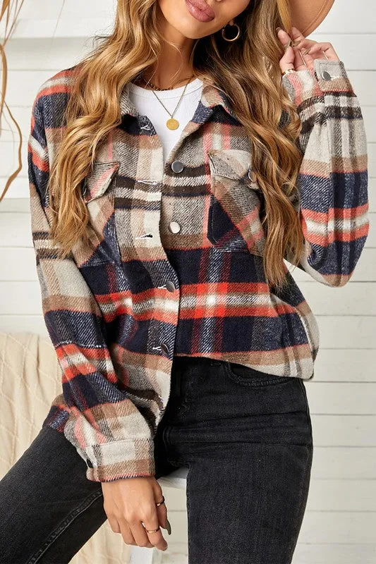 Favorite Plaid Shacket | 2 colors - All Sales Final