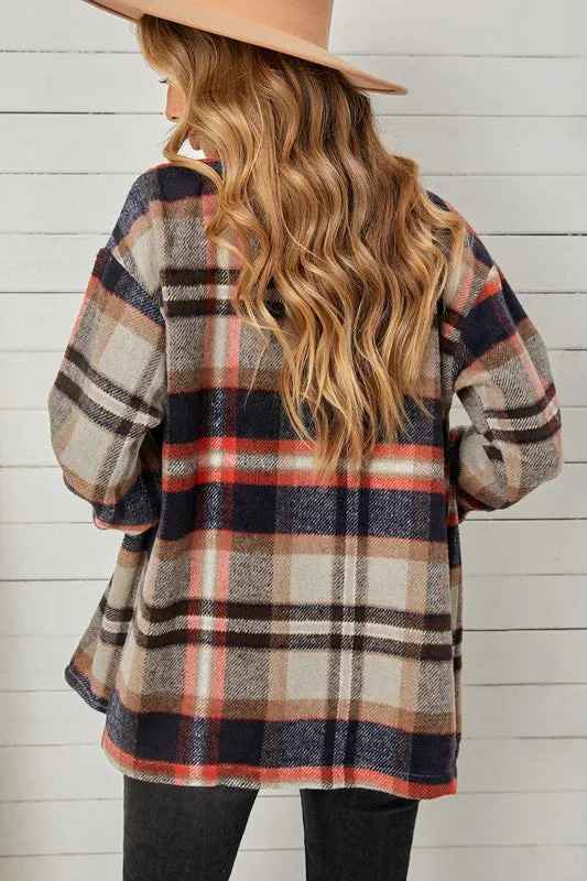 Favorite Plaid Shacket | 2 colors - All Sales Final