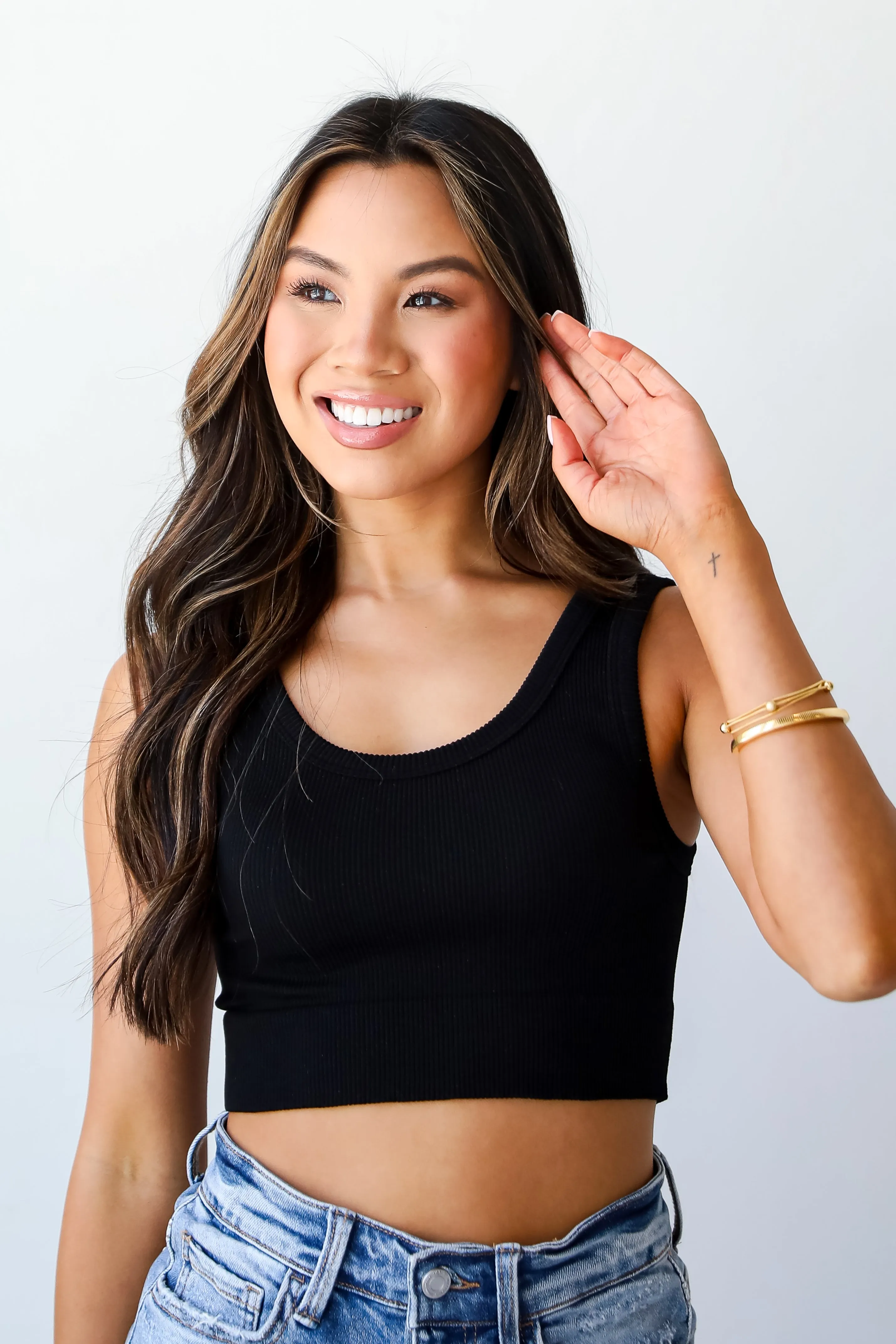 FINAL SALE - Easy On Me Seamless Cropped Tank