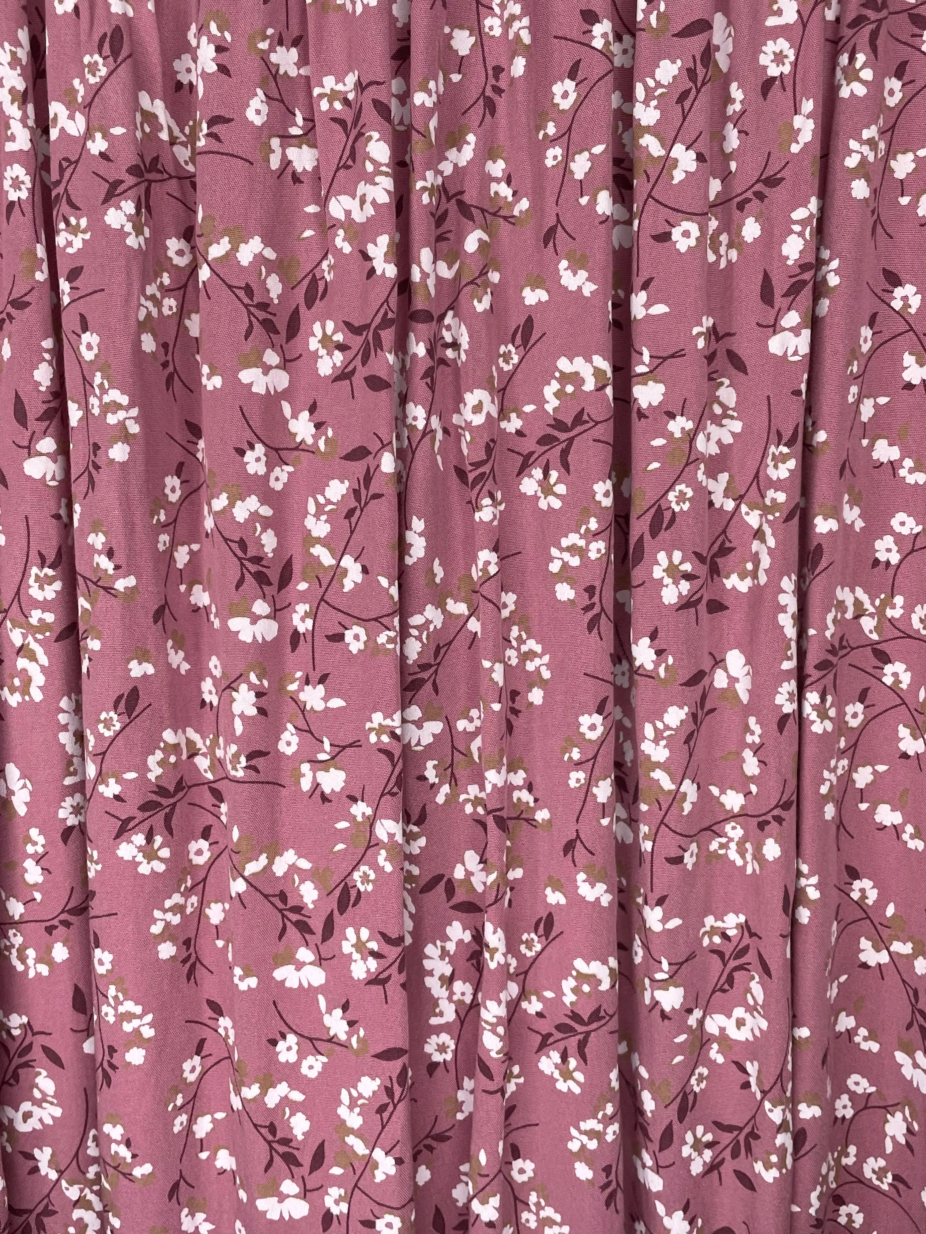 Floral Print Long Sleeve Crochet Neck Maxi Dress