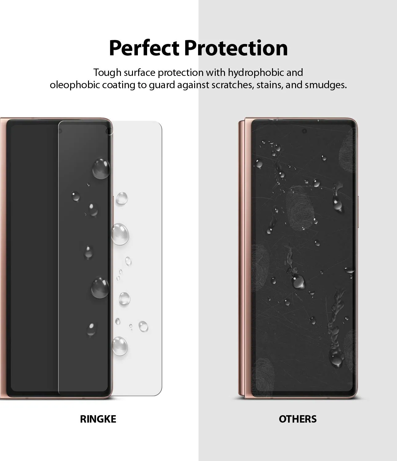 Galaxy Z Fold 2 Tempered Glass Screen Protector Guard | FULL GLASS - 1 Pack