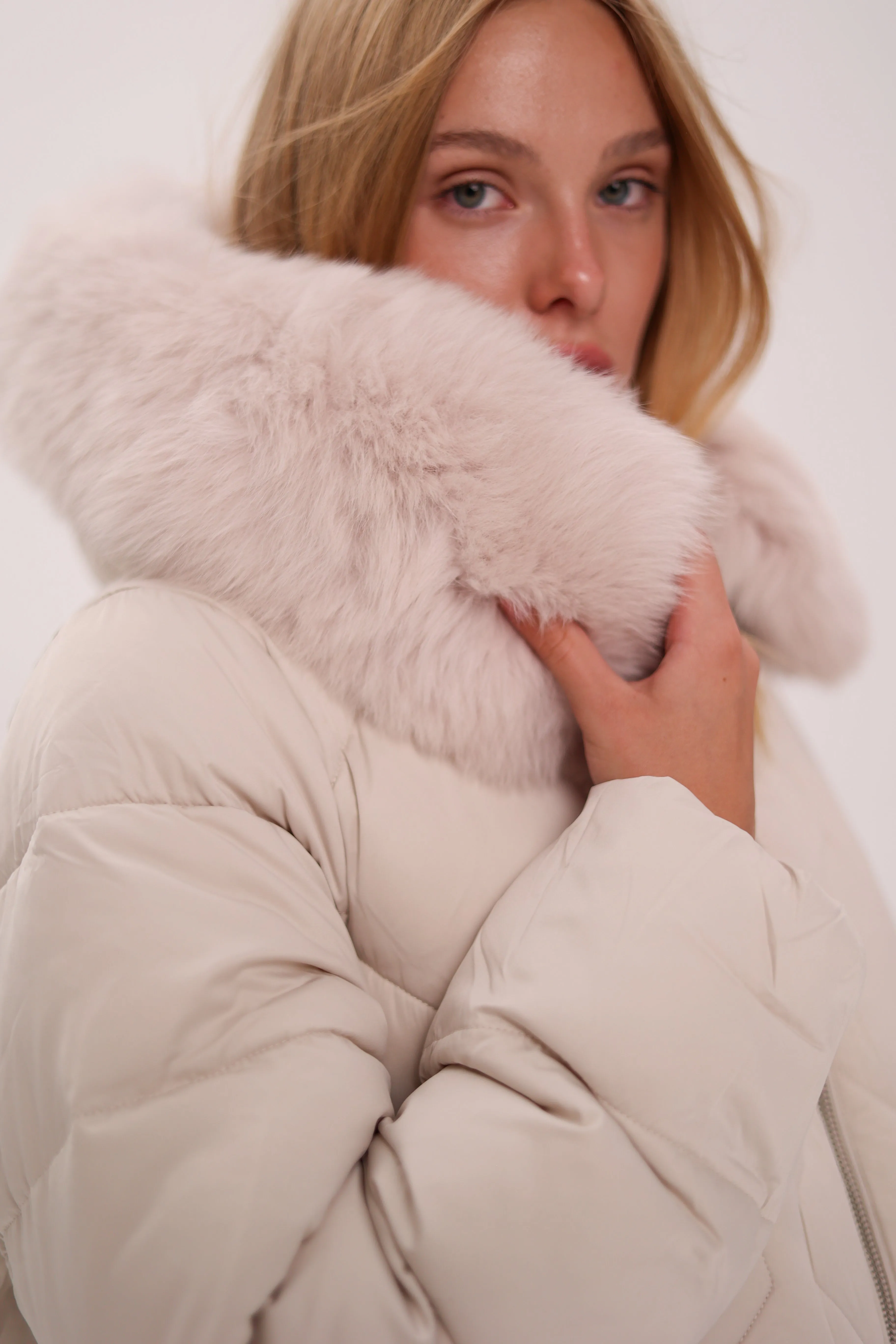 Genuine Polar Fox Thinsulate™ Insulation Coat