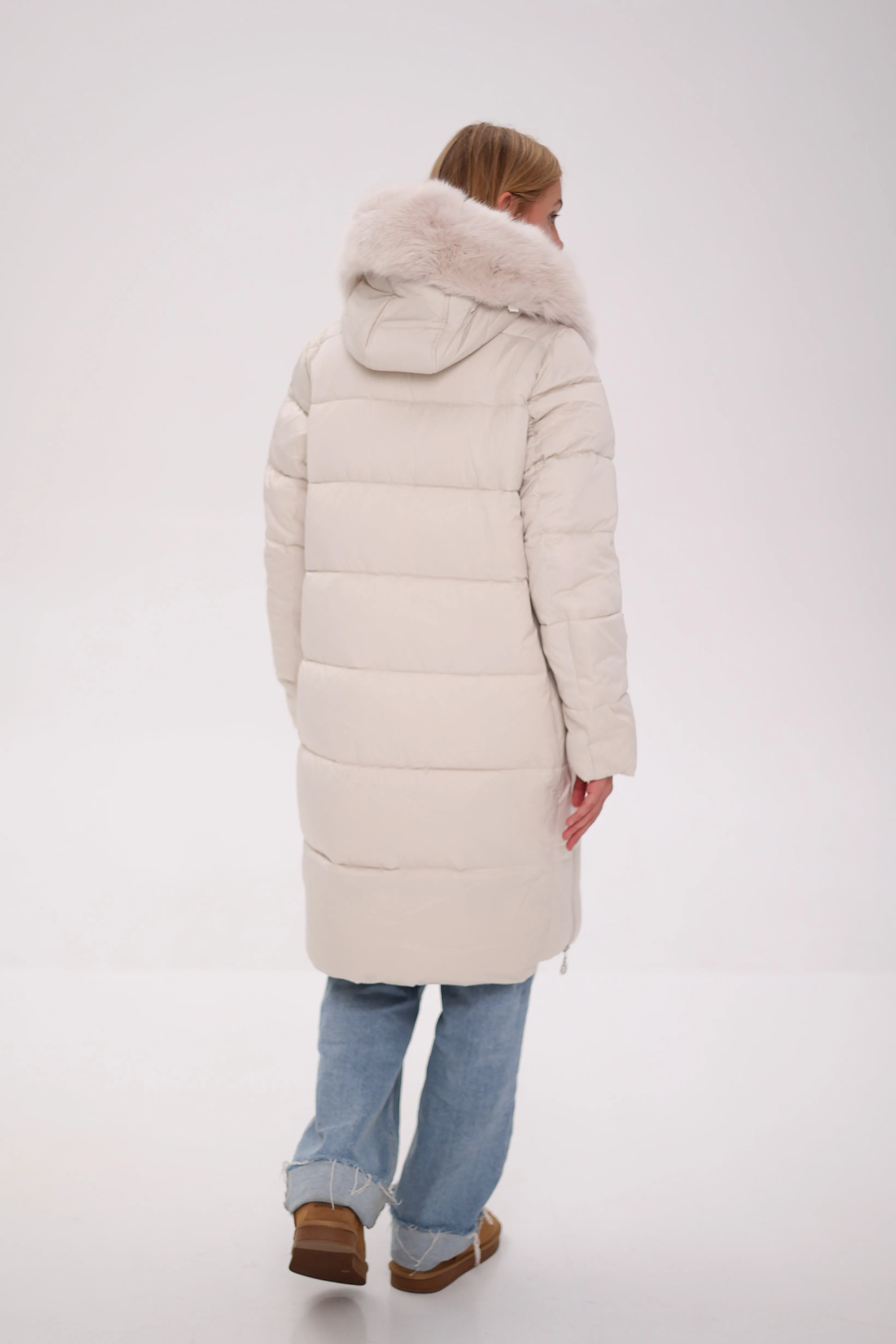 Genuine Polar Fox Thinsulate™ Insulation Coat