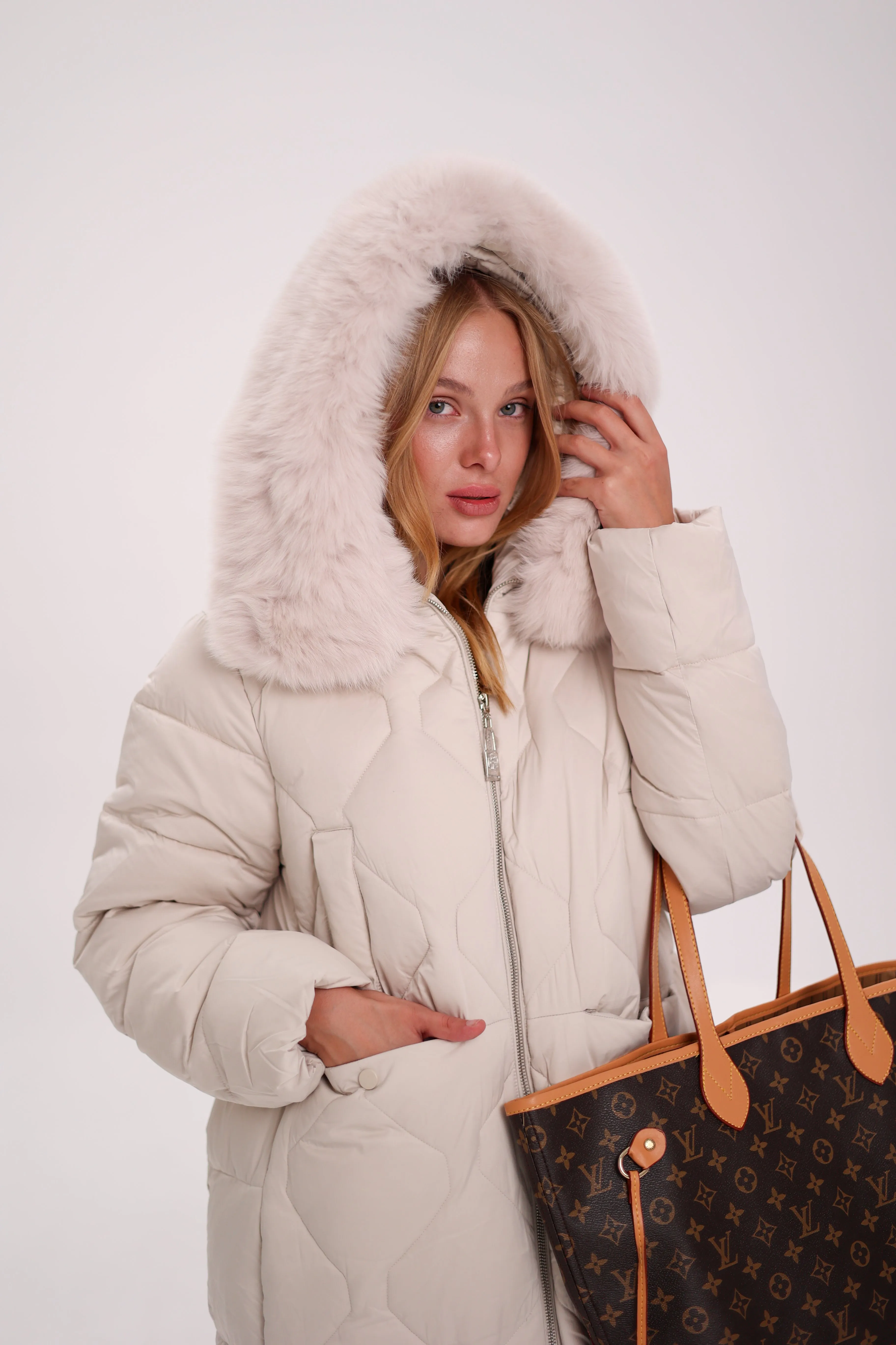 Genuine Polar Fox Thinsulate™ Insulation Coat