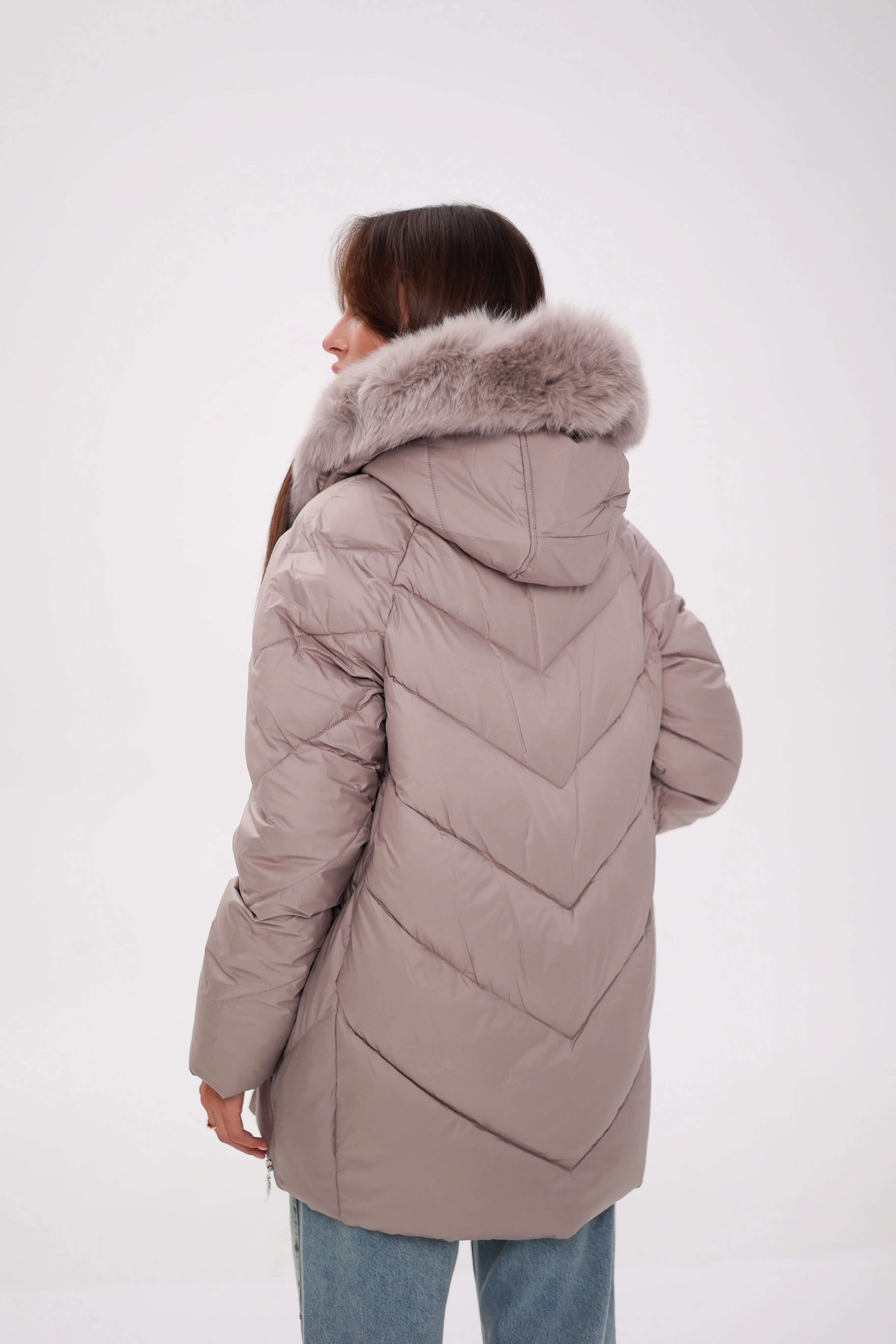 Genuine Polar Fox Thinsulate™ Insulation Coat