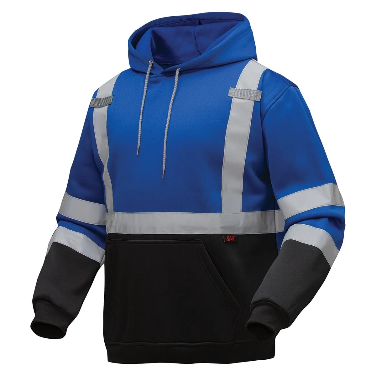 GSS Safety Non-ANSI Enhanced Visibility Pullover Sweatshirt with Reflective Tape