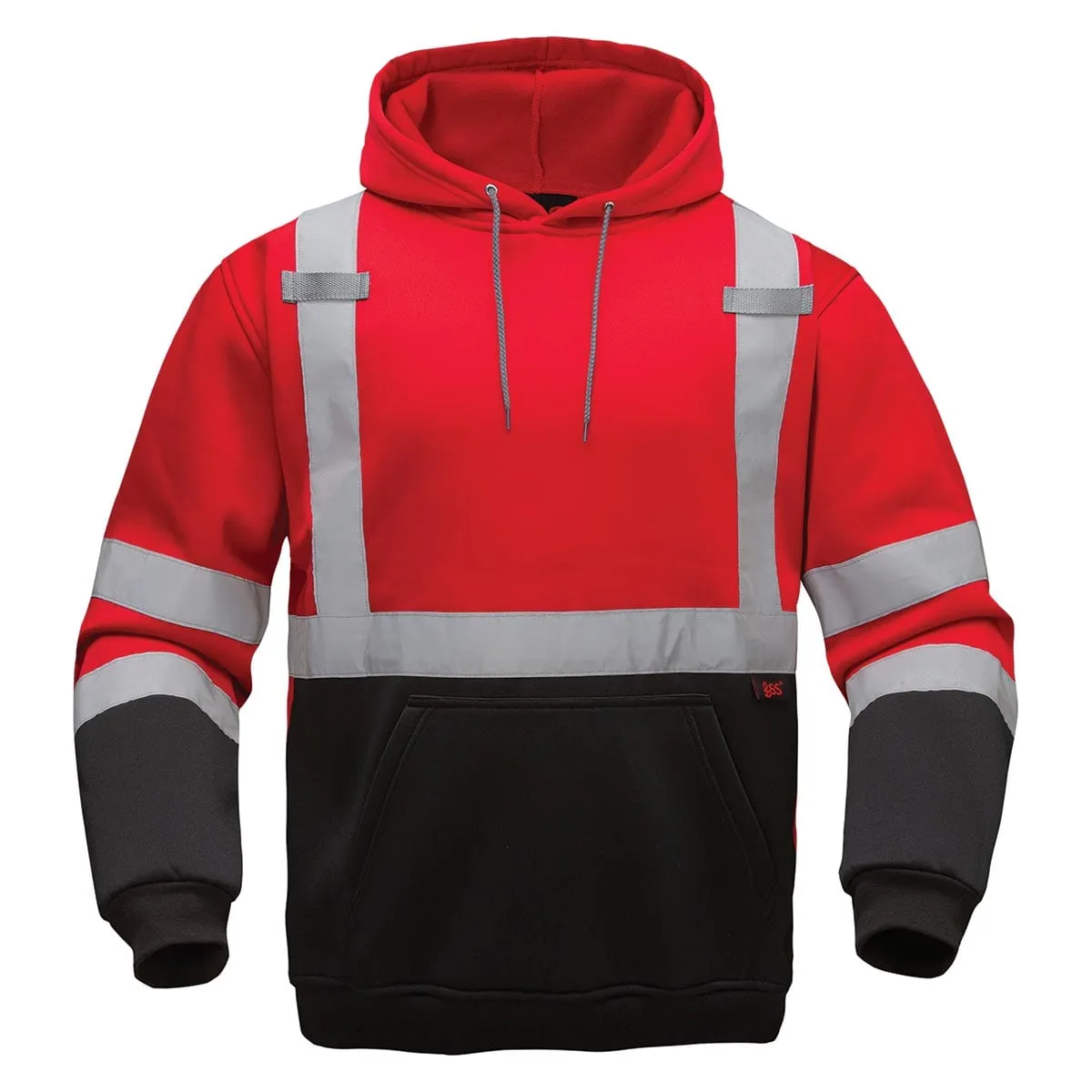 GSS Safety Non-ANSI Enhanced Visibility Pullover Sweatshirt with Reflective Tape
