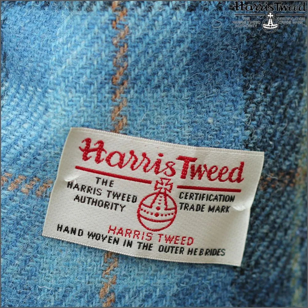 Harris Tweed Light Blue Check Jacket>>