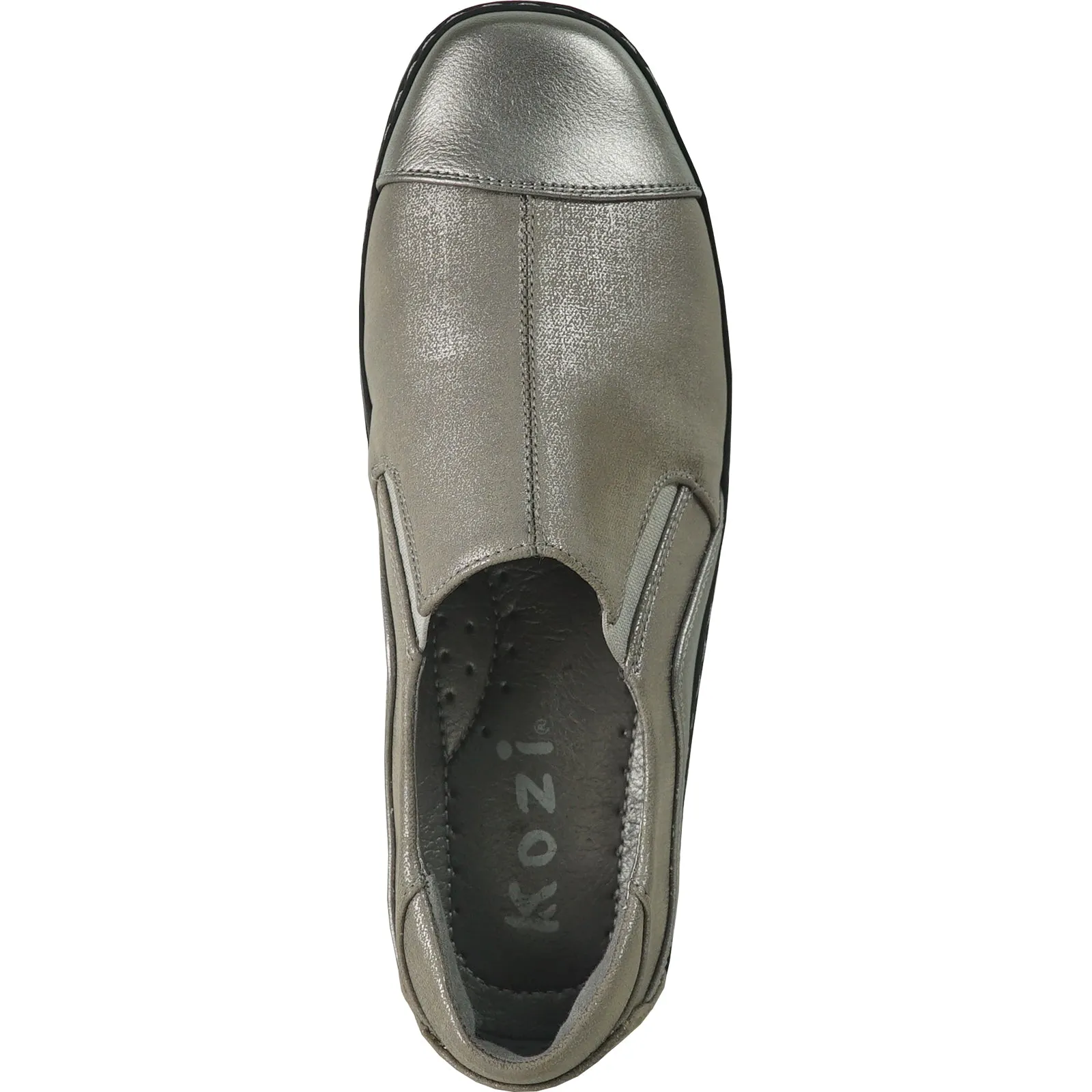 KOZI Women Comfort Casual Shoe OY9215 Wedge Shoe Pewter