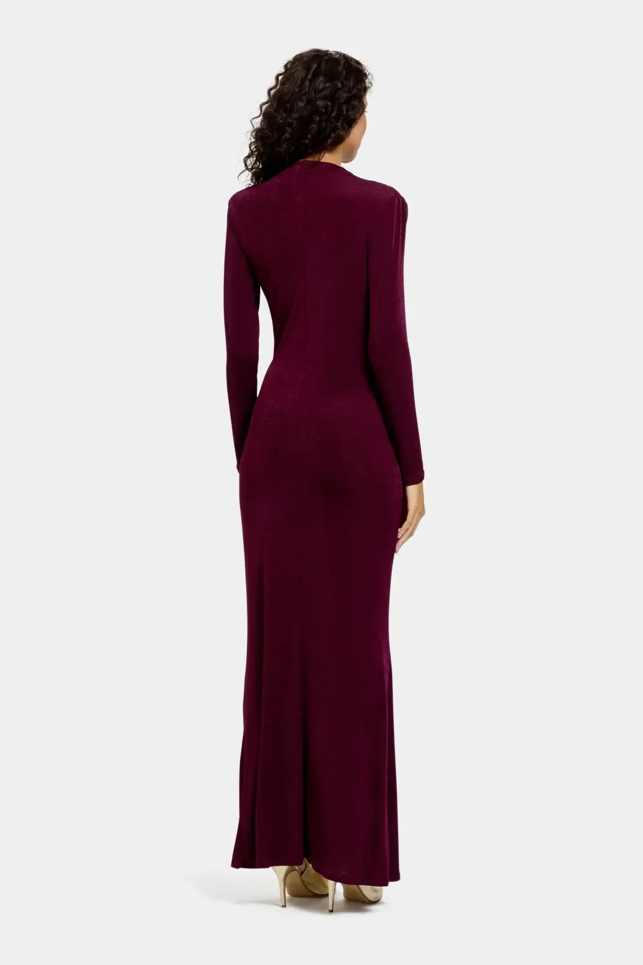 Lily Dress in Plum