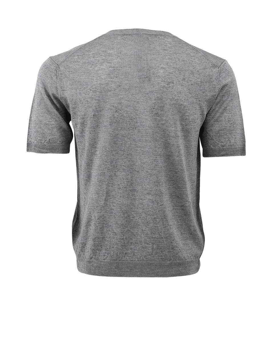 Linen Henley T-Shirt
