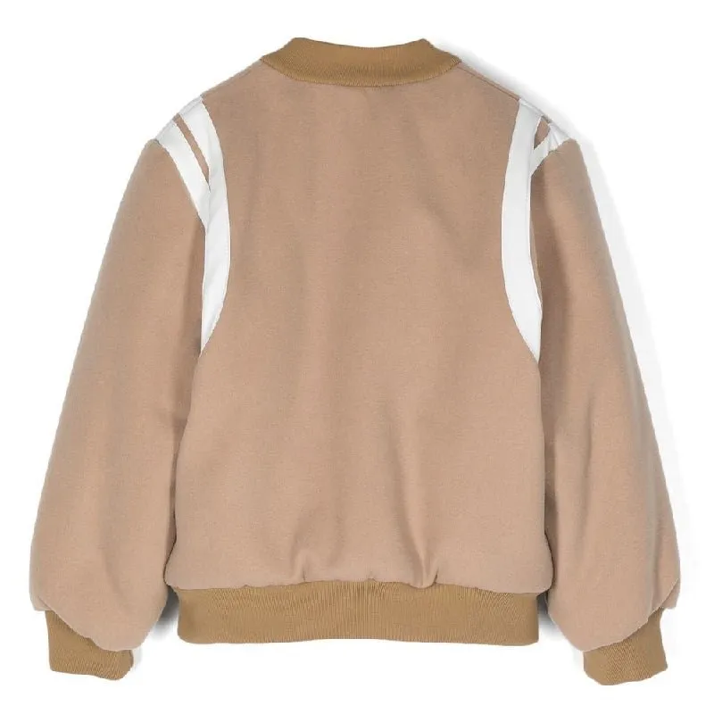 Logo Wool Bomber