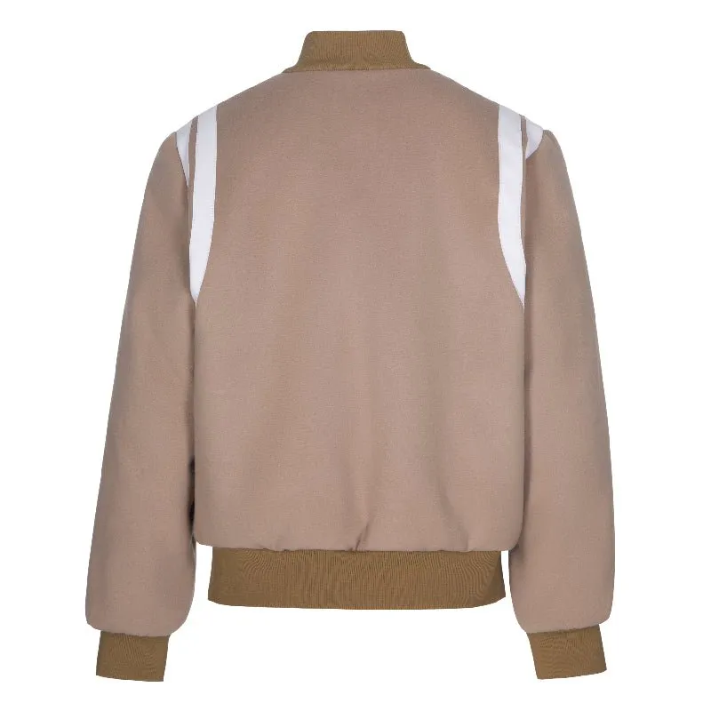 Logo Wool Bomber