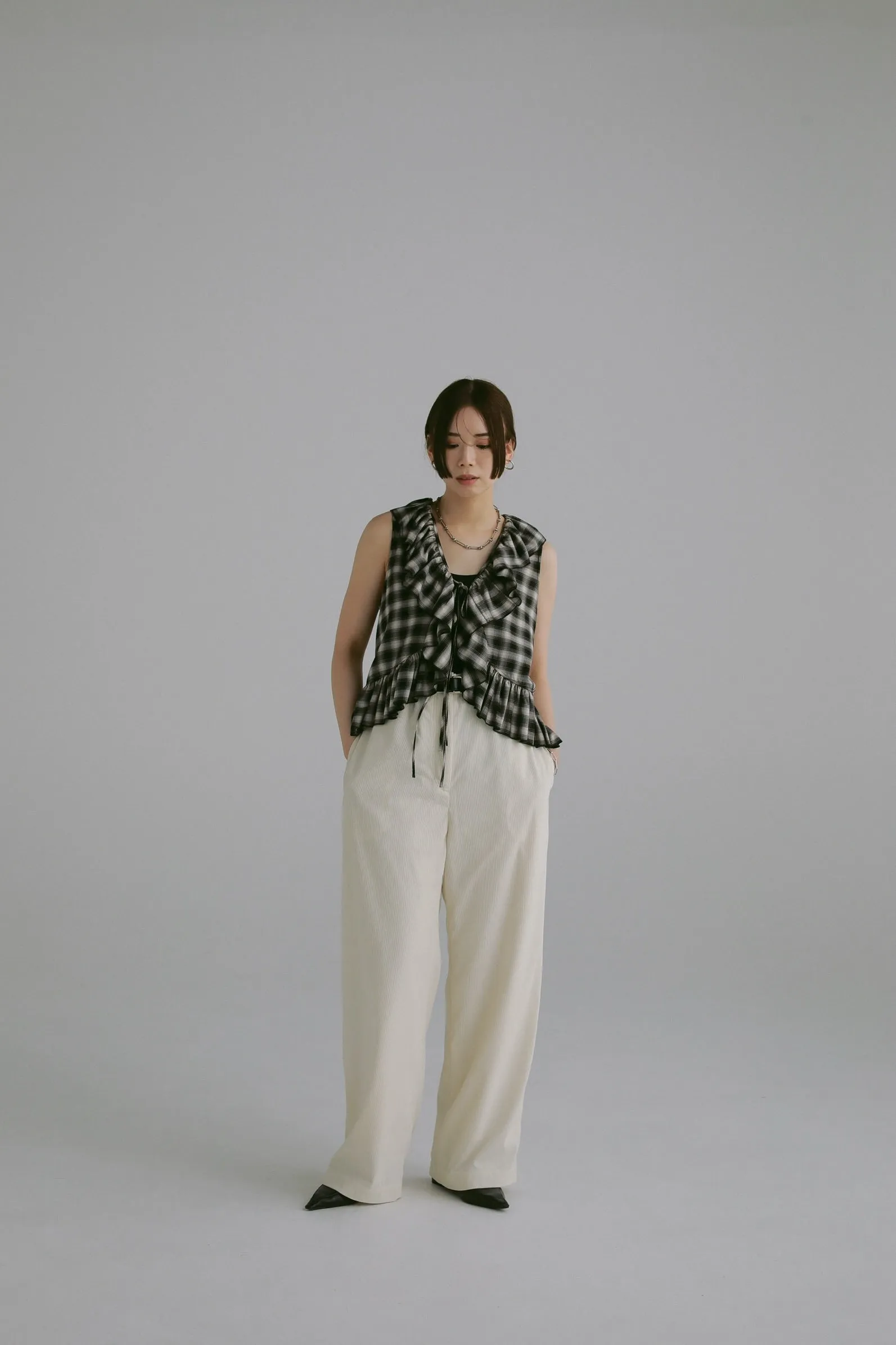 low rise corduroy pants