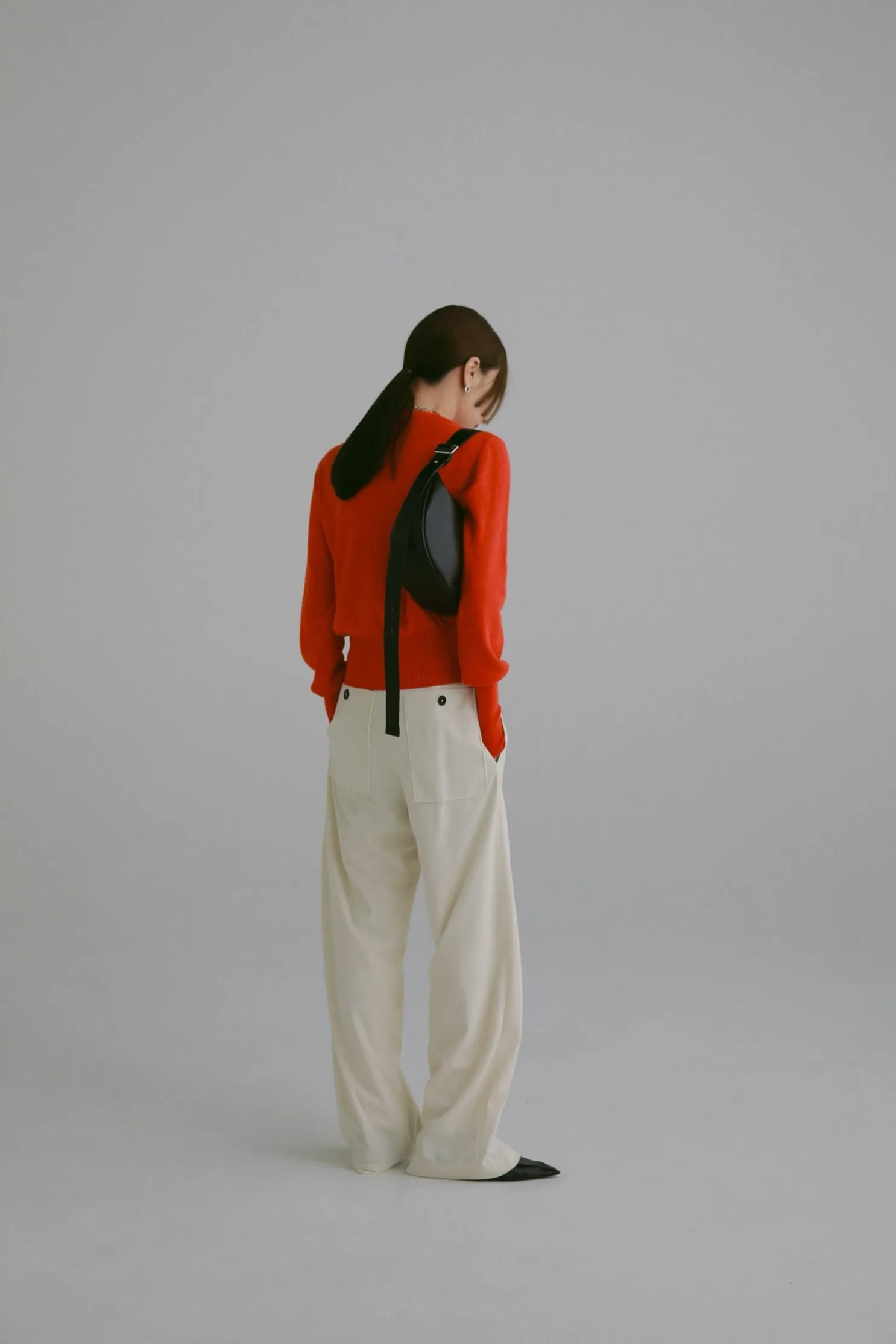 low rise corduroy pants