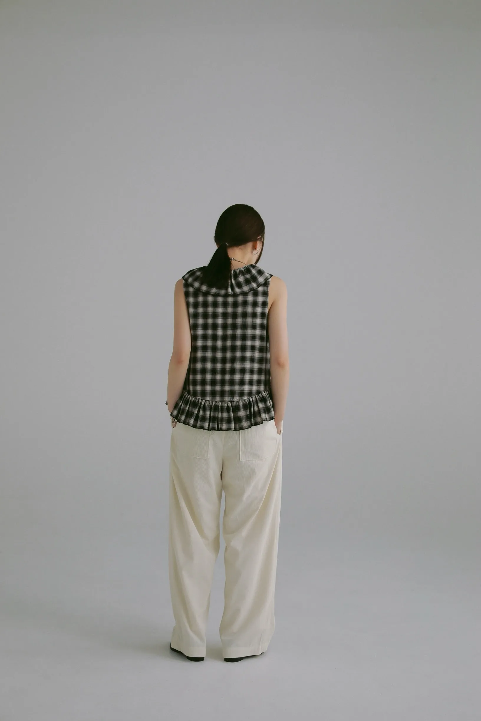 low rise corduroy pants