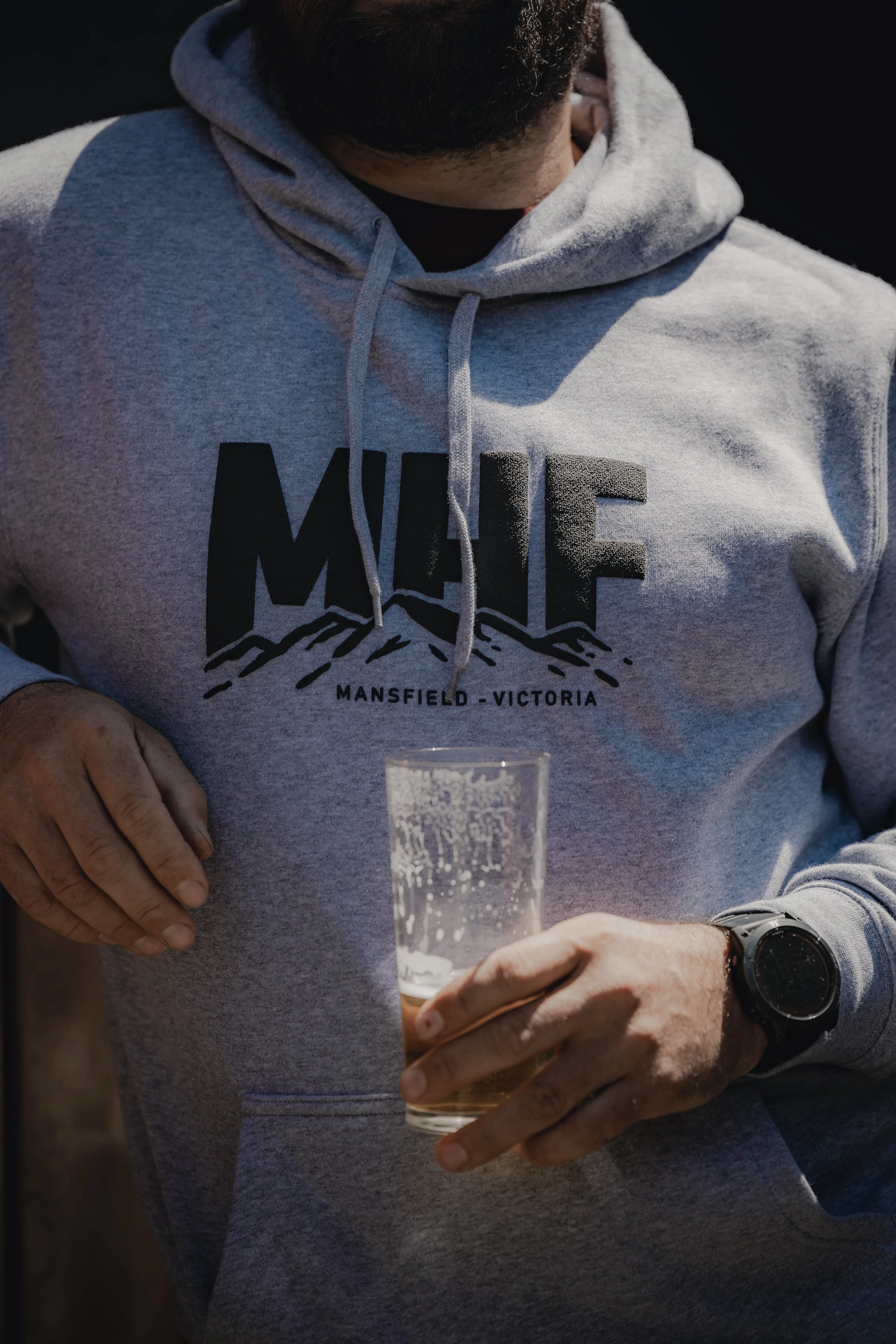 MHF Mountain Hoody - Grey Marle