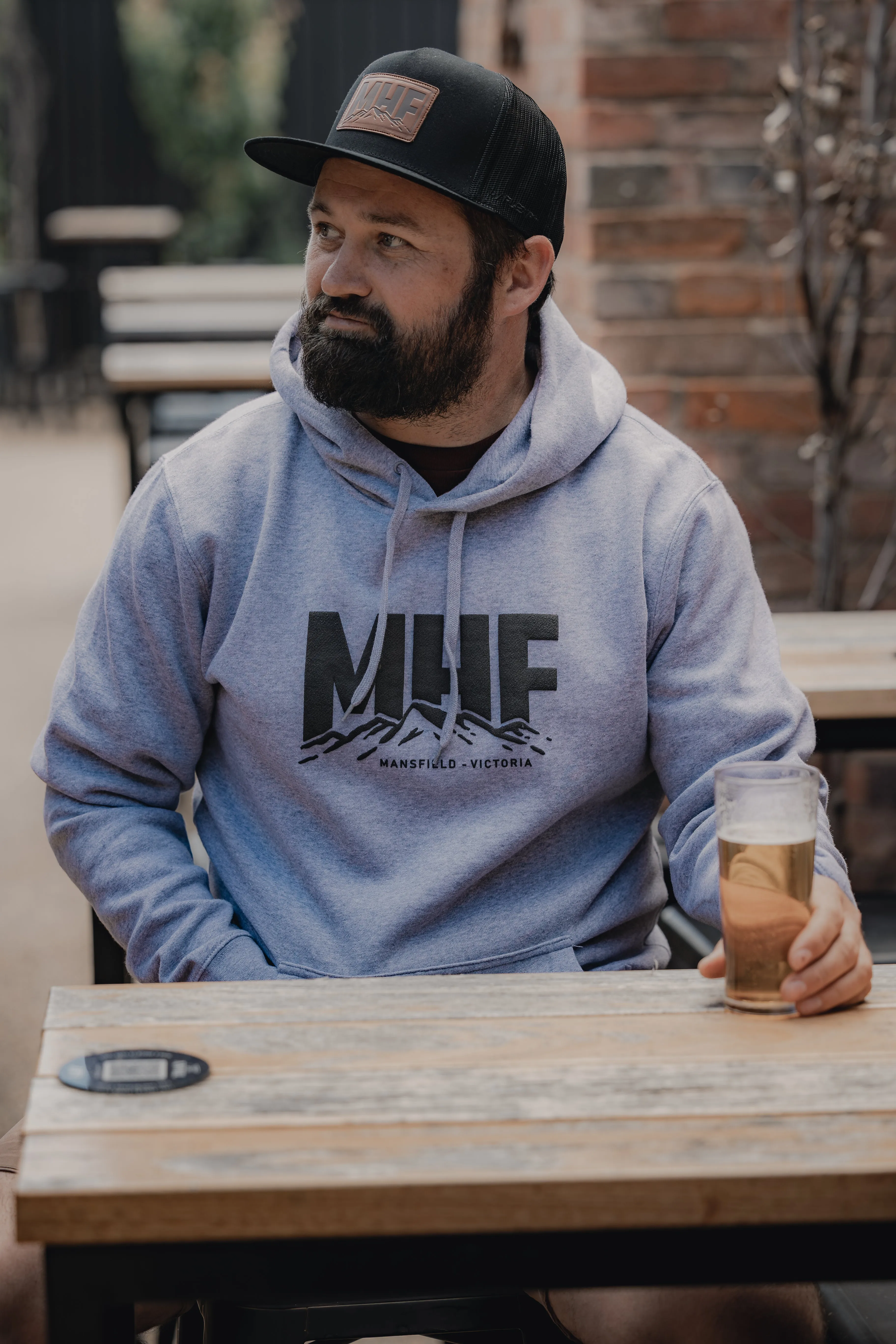 MHF Mountain Hoody - Grey Marle