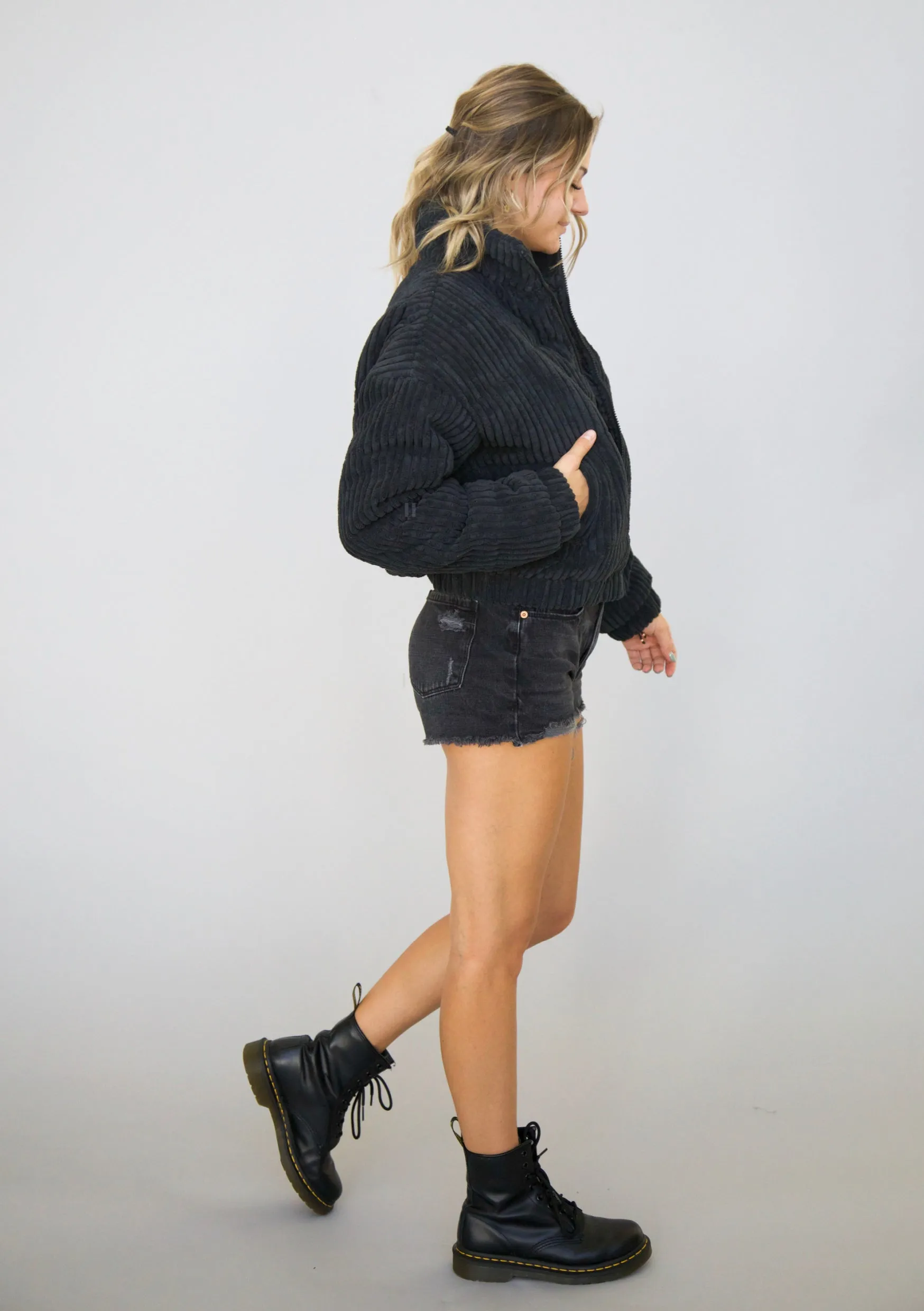 Never Say Never Corduroy Coat