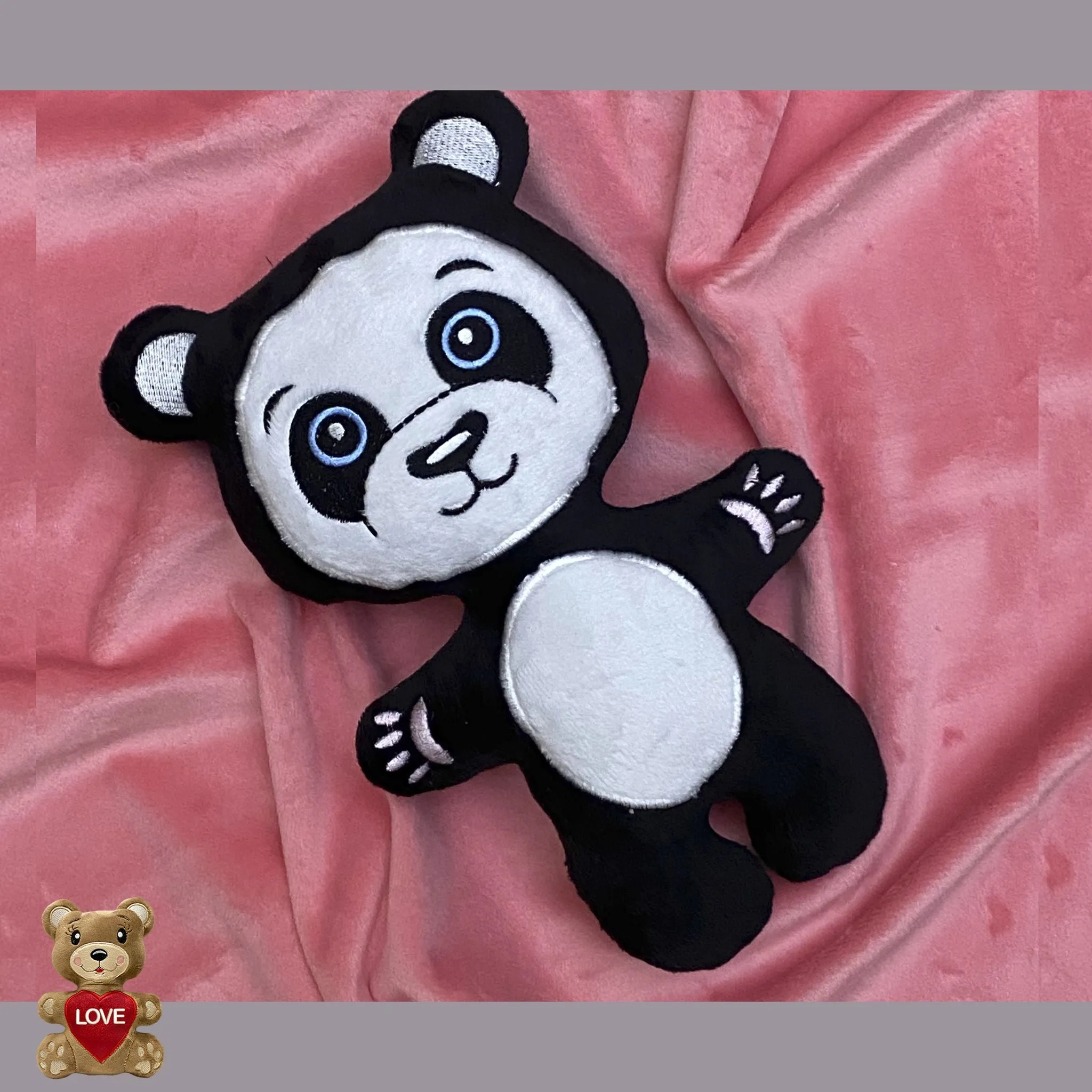 Personalised Panda Teddy Bear Stuffed Toy - Custom Gifts For Children