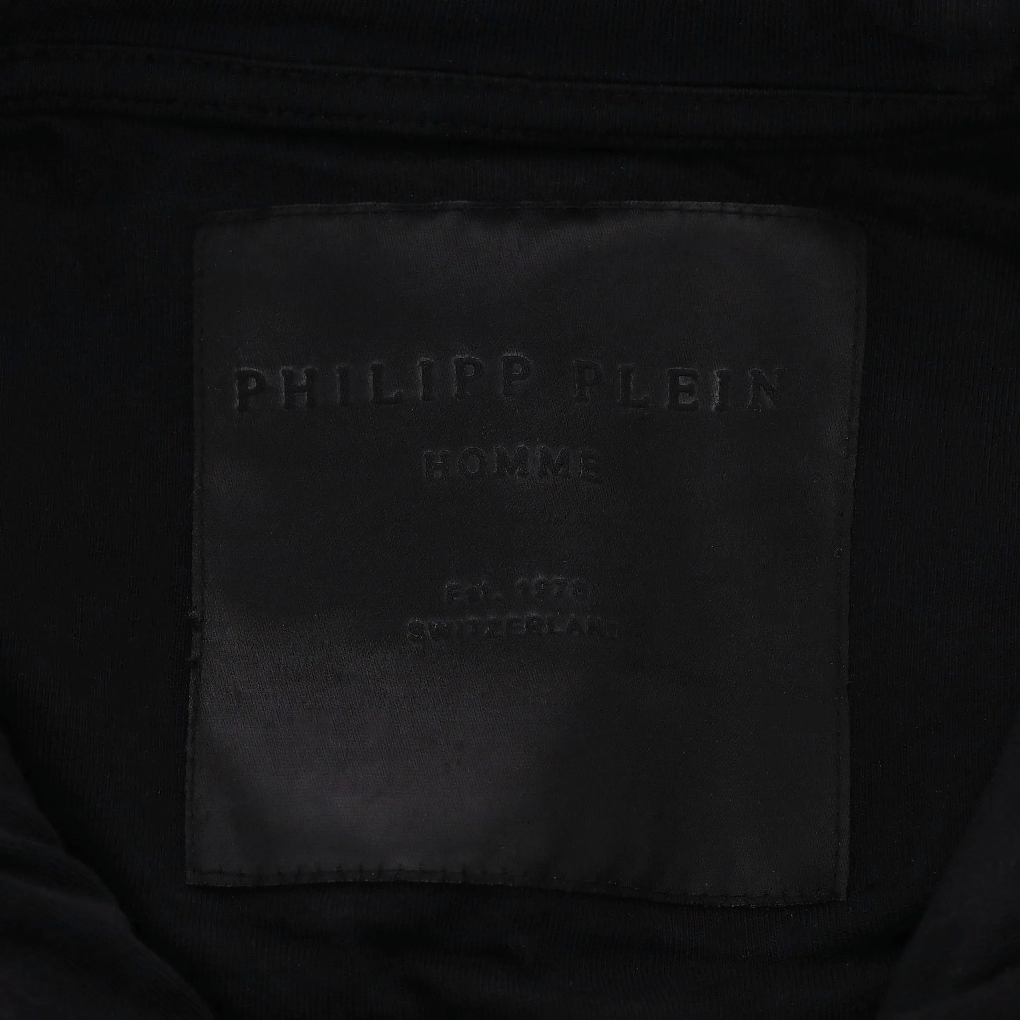 Philipp Plein Cotton Logo Hoodie. Size L