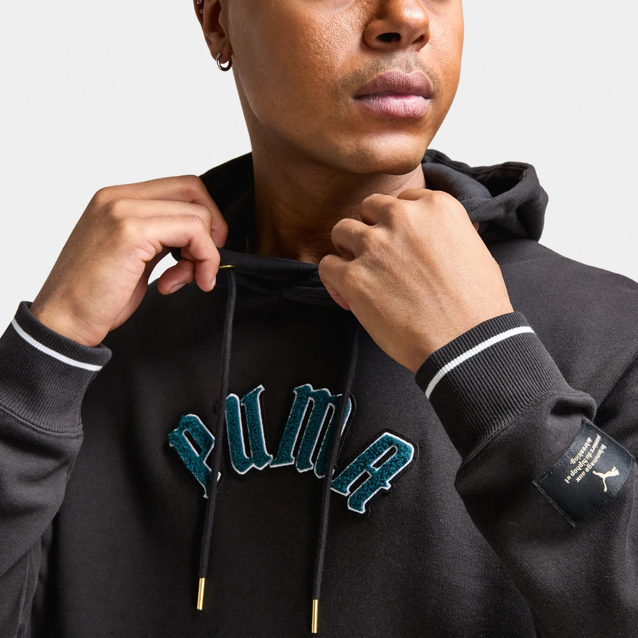 Puma Classics Play Loud Pullover Hoodie / Black