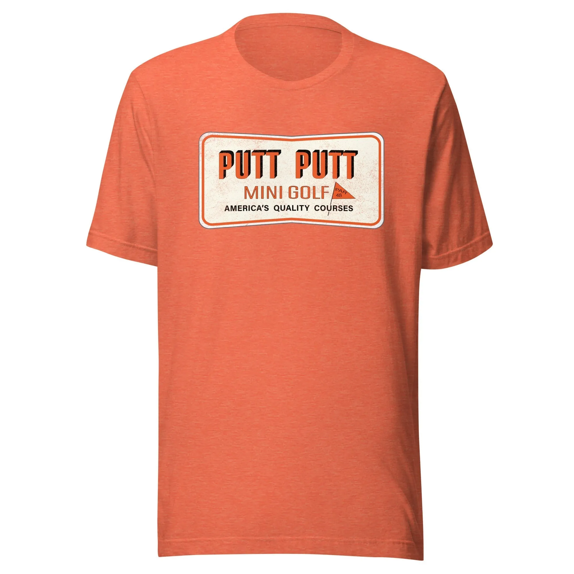 Putt Putt Mini Golf Retro 1980s T-Shirt | Vintage Mens & Womens Old School Tee